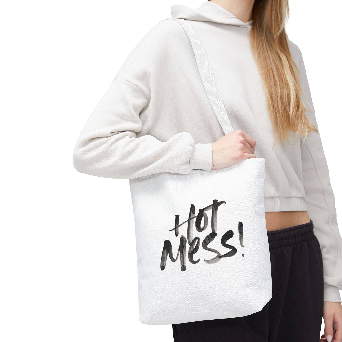 Hot Mess Tote Bag - Stylish, Reusable, Everyday Carryall, Perfect for Shopping, Gym, Beach, or Travel - Its Fine, I Am Fine