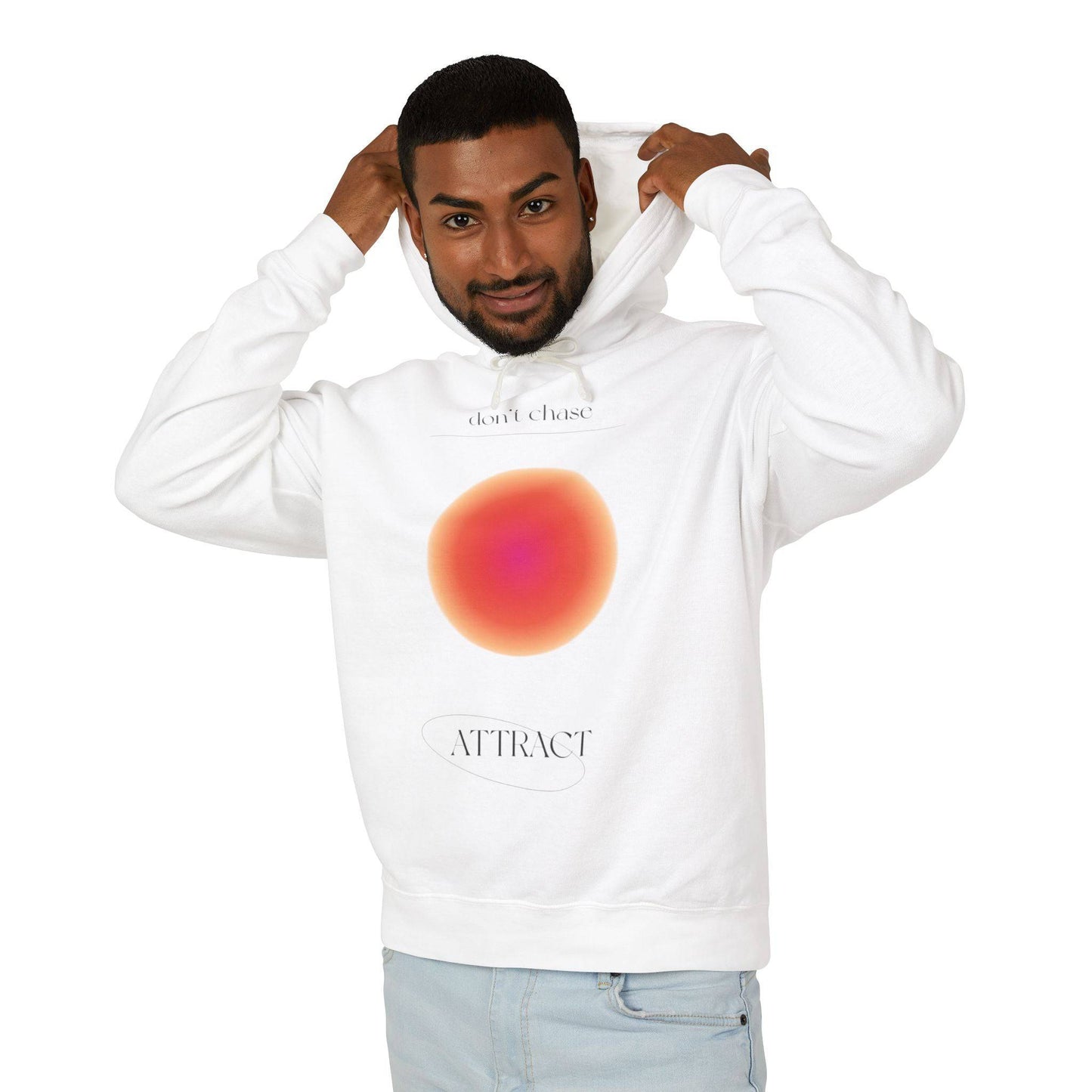 Don't Chase Attract Unisex Lightweight Hooded Sweatshirt - Its Fine, I Am Fine