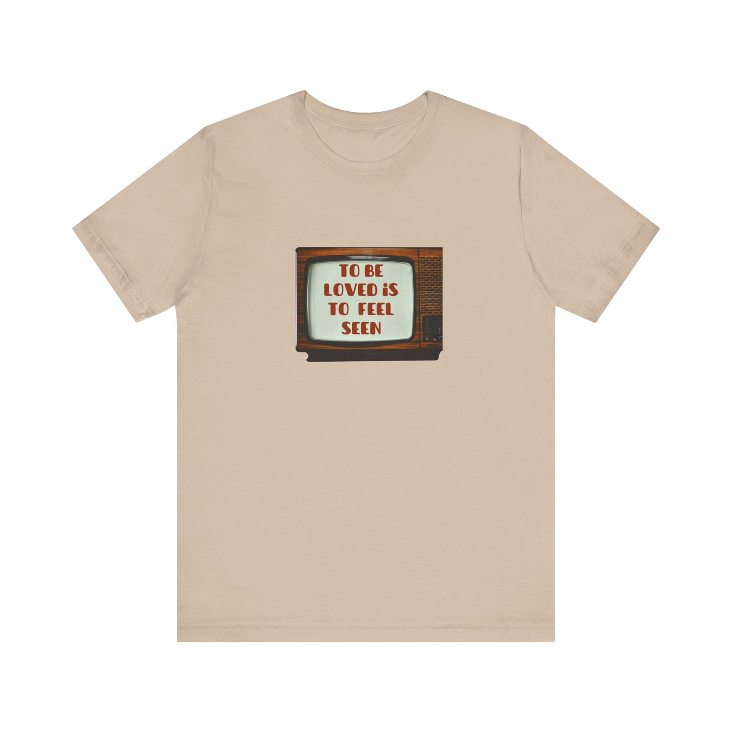 Retro Love Quote Tee, Unisex Short Sleeve Shirt, Vintage Style, Gift for Friends, Self-Love Statement T-Shirt, Casual Chic Top