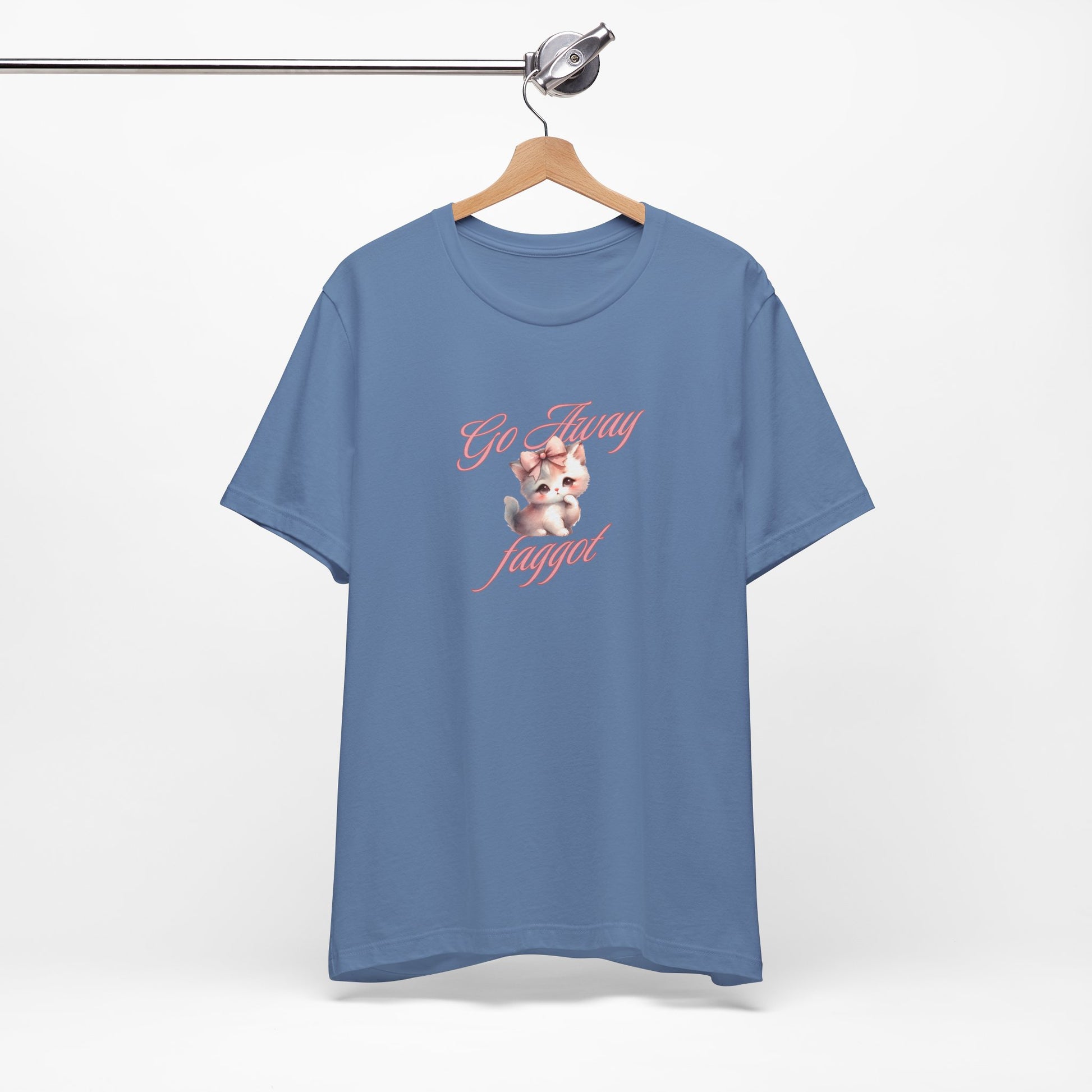 "Go Away "Unisex Jersey Tee - Bold Statement Shirt - Its Fine, I Am Fine