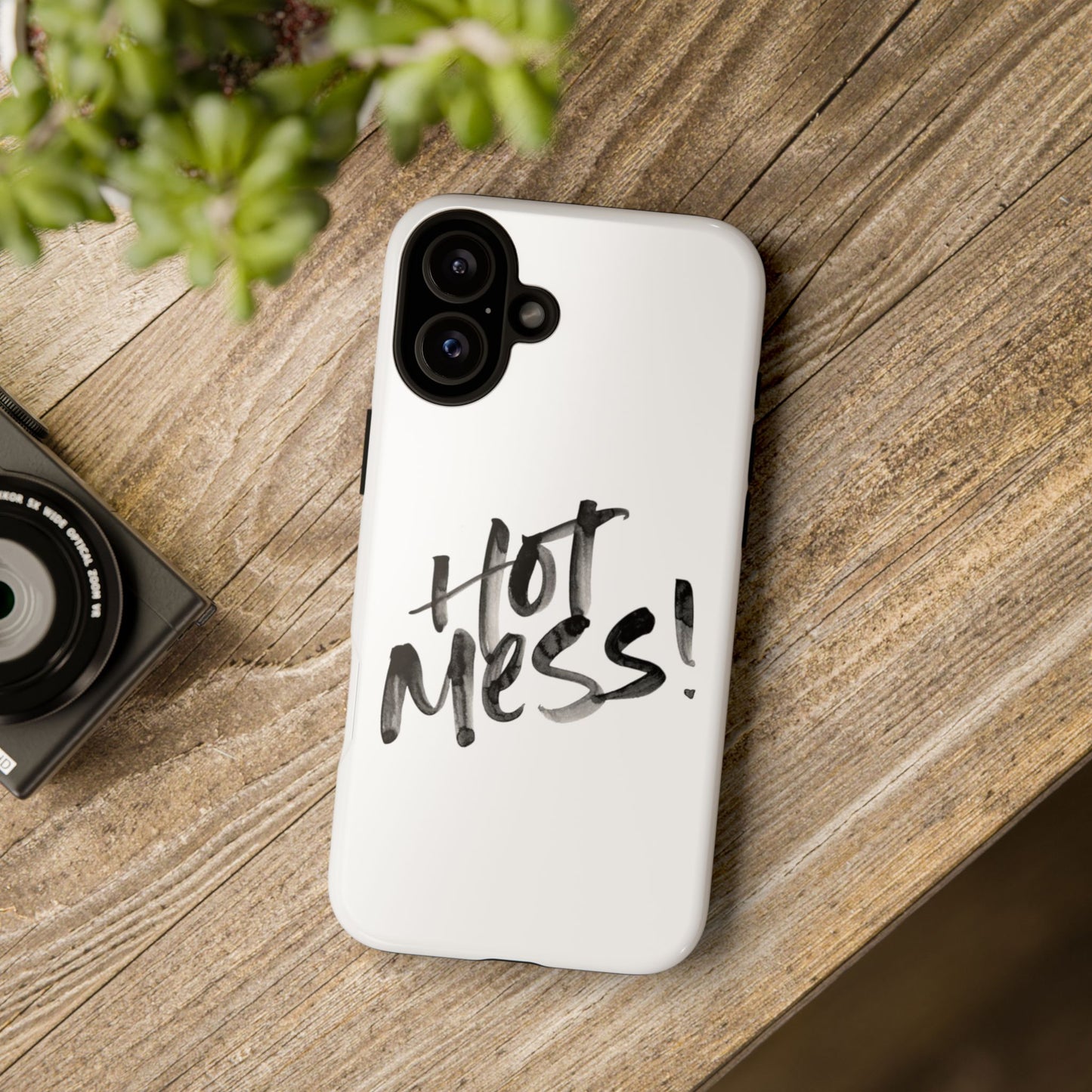 Hot Mess Phone Case, Fun Phone Cover, Gift for Her, Quirky Accessory, Stylish Mobile Case, Trendy Gift Idea
