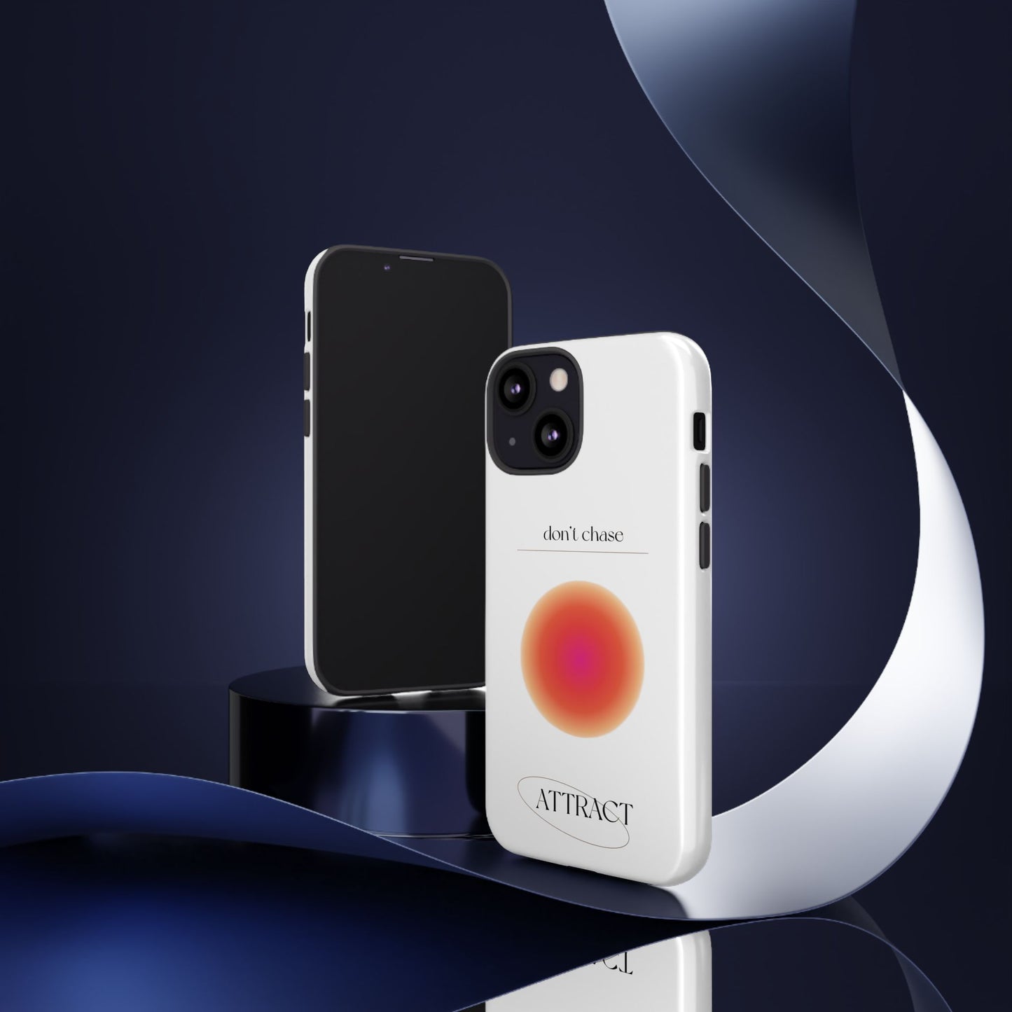 Phone Case, Don't Chase Attract Tough Cases, Durable Cover, Protective Shell, Rugged Case, Impact Resistant, Phone Accessory