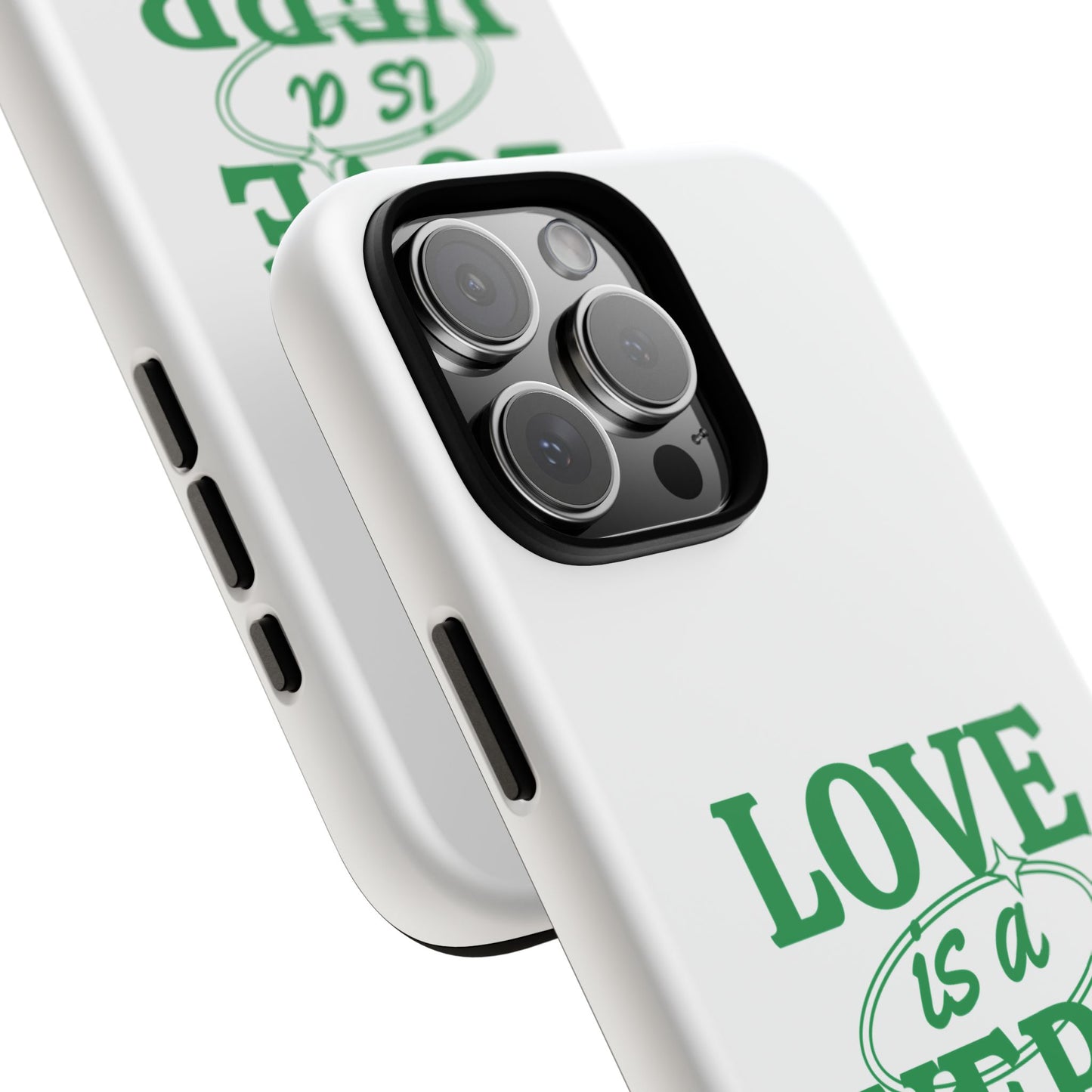Love is a Verb Phone Case - Therapeutic Design for Self-Care