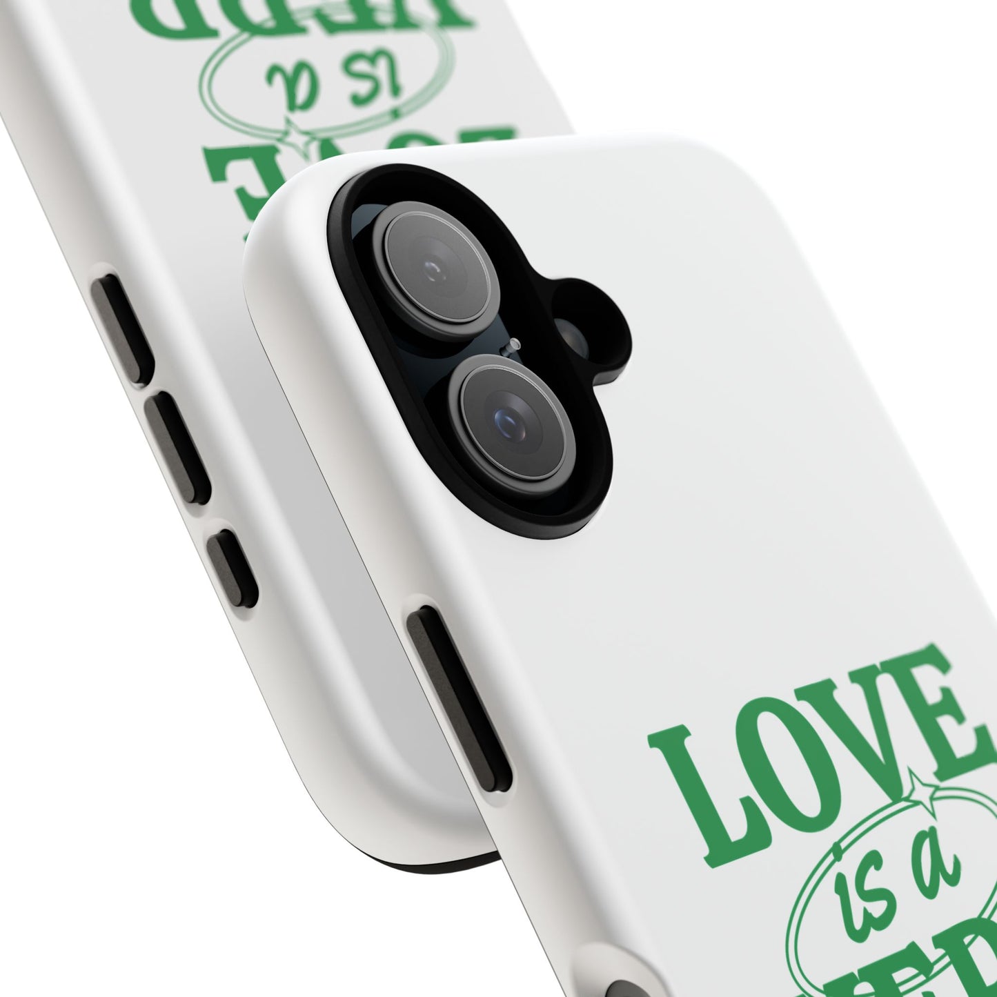 Love is a Verb Phone Case - Therapeutic Design for Self-Care