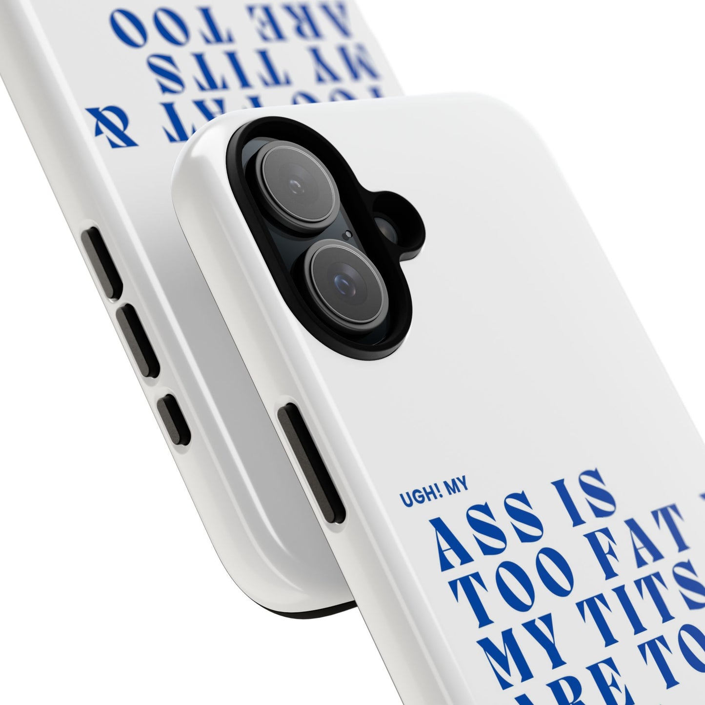 Phone Case, Bold Humor, Funny Quote, Ass & Tits, Gift for Friends, Trendy Accessory, Self-Love, Tough Phone Case, Protective Phone Cover