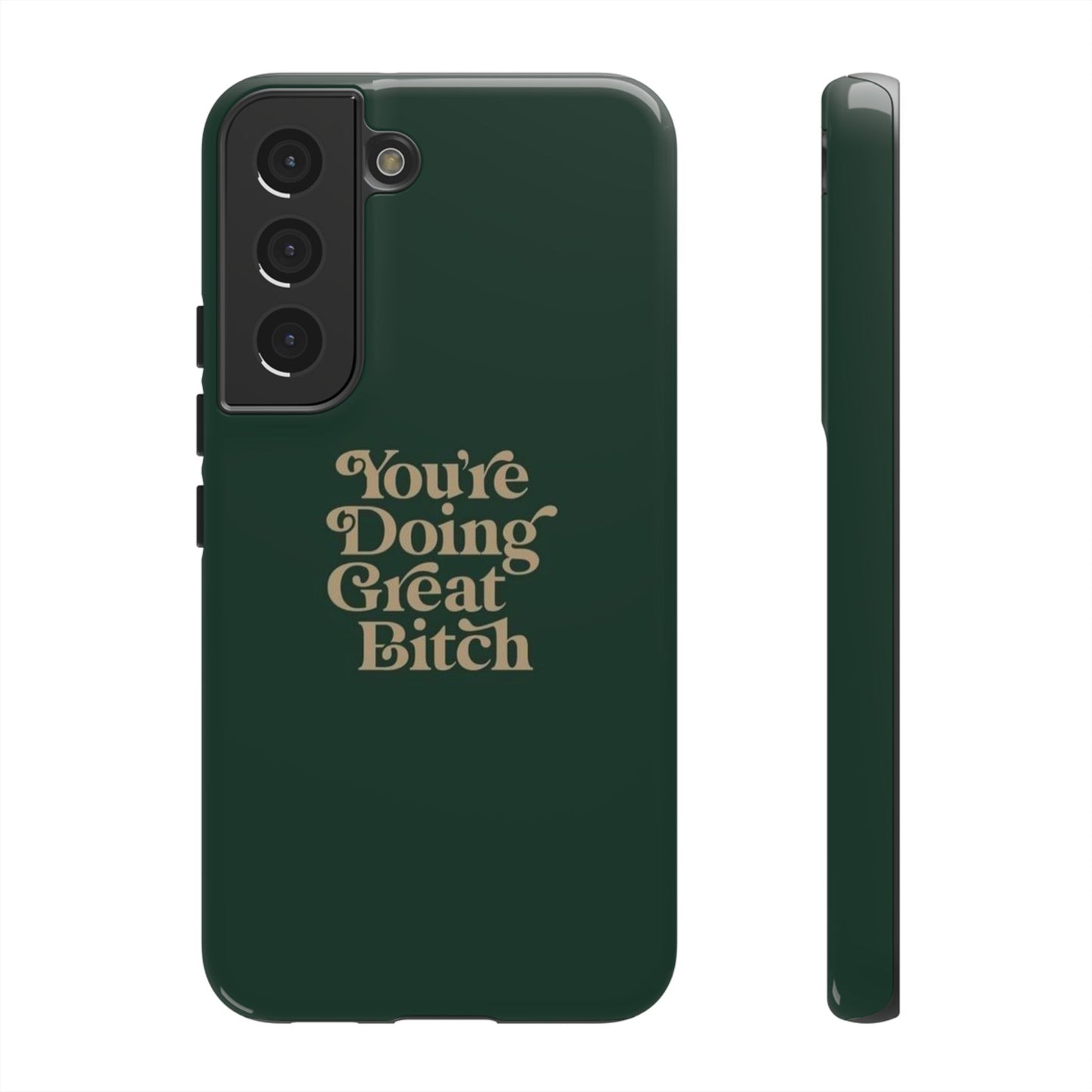 Tough Cases, Encouraging Phone Case, Motivational Phone Cover, Inspirational Phone Protector, Tough Love Phone Case, You're Doing Great
