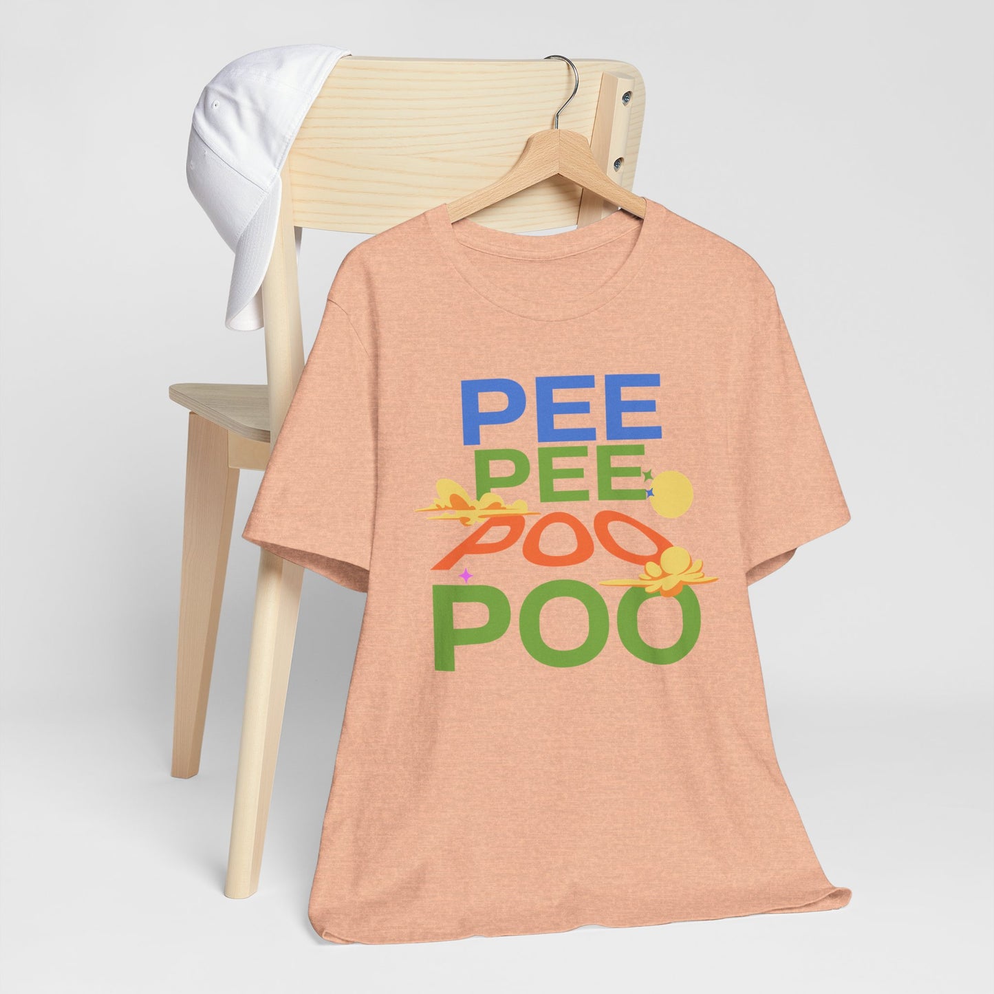 Fun Pee Pee Poo Graphic Tee - Its Fine, I Am Fine