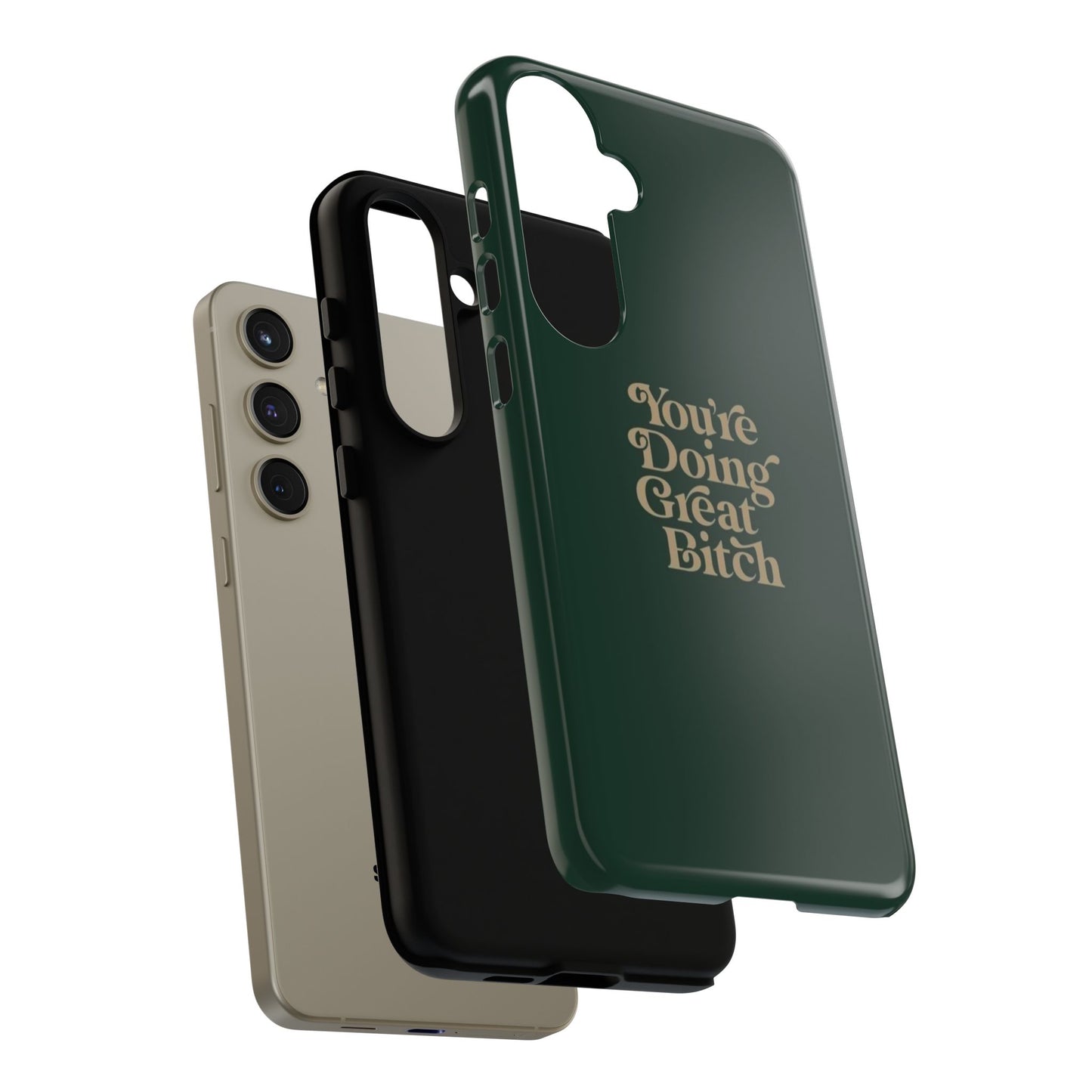 Tough Cases, Encouraging Phone Case, Motivational Phone Cover, Inspirational Phone Protector, Tough Love Phone Case, You're Doing Great