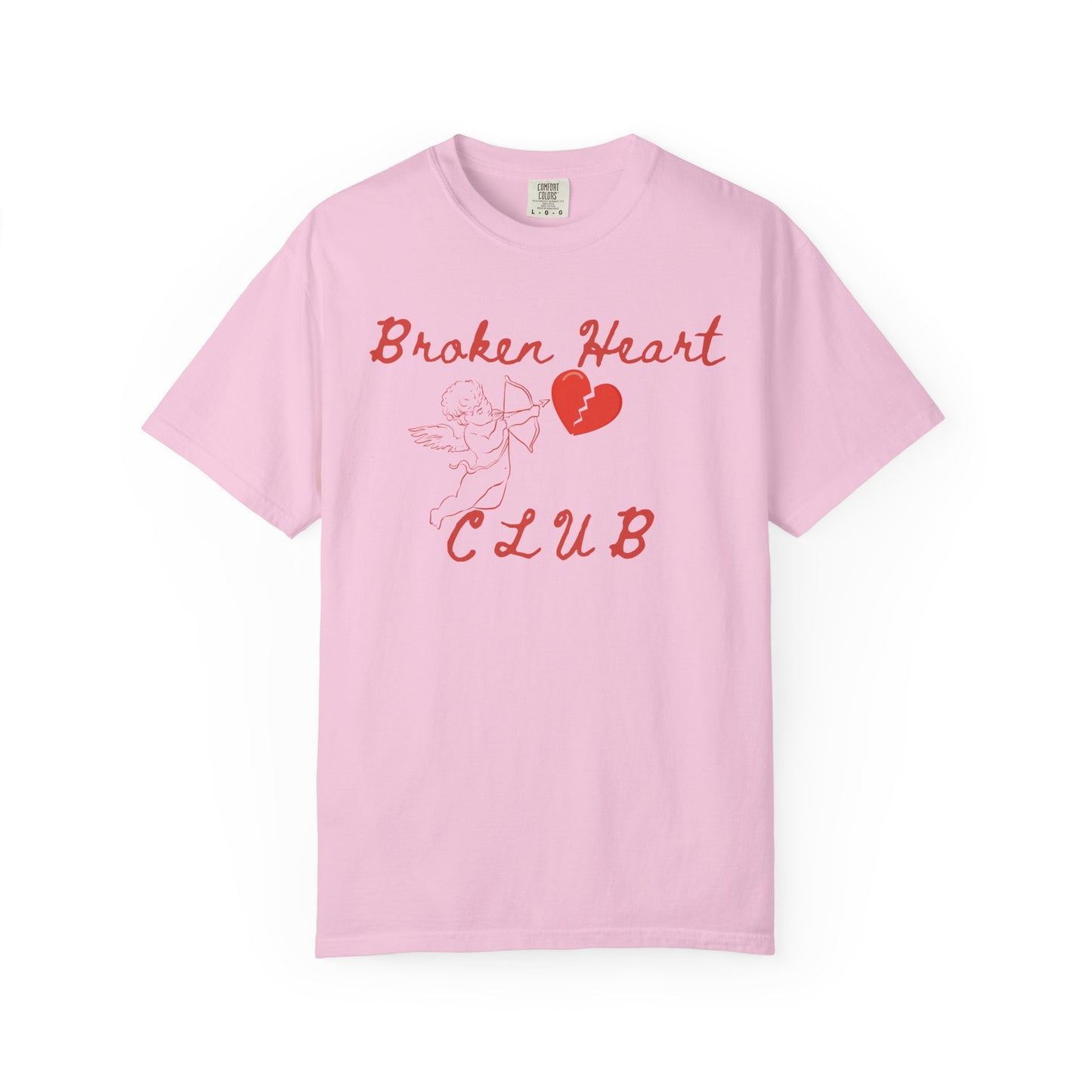 Broken Heart Club T-Shirt, Unisex Casual Tee, Cute Gift for Friends, Valentine's Day Wear, Funny Relationship Shirt