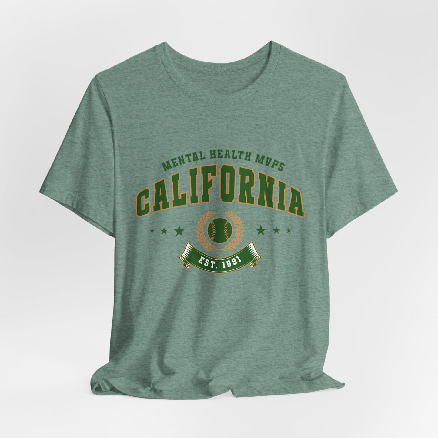 Champion Mental Health in Style – California Mental Health MVPs Unisex Tee! - Its Fine, I Am Fine