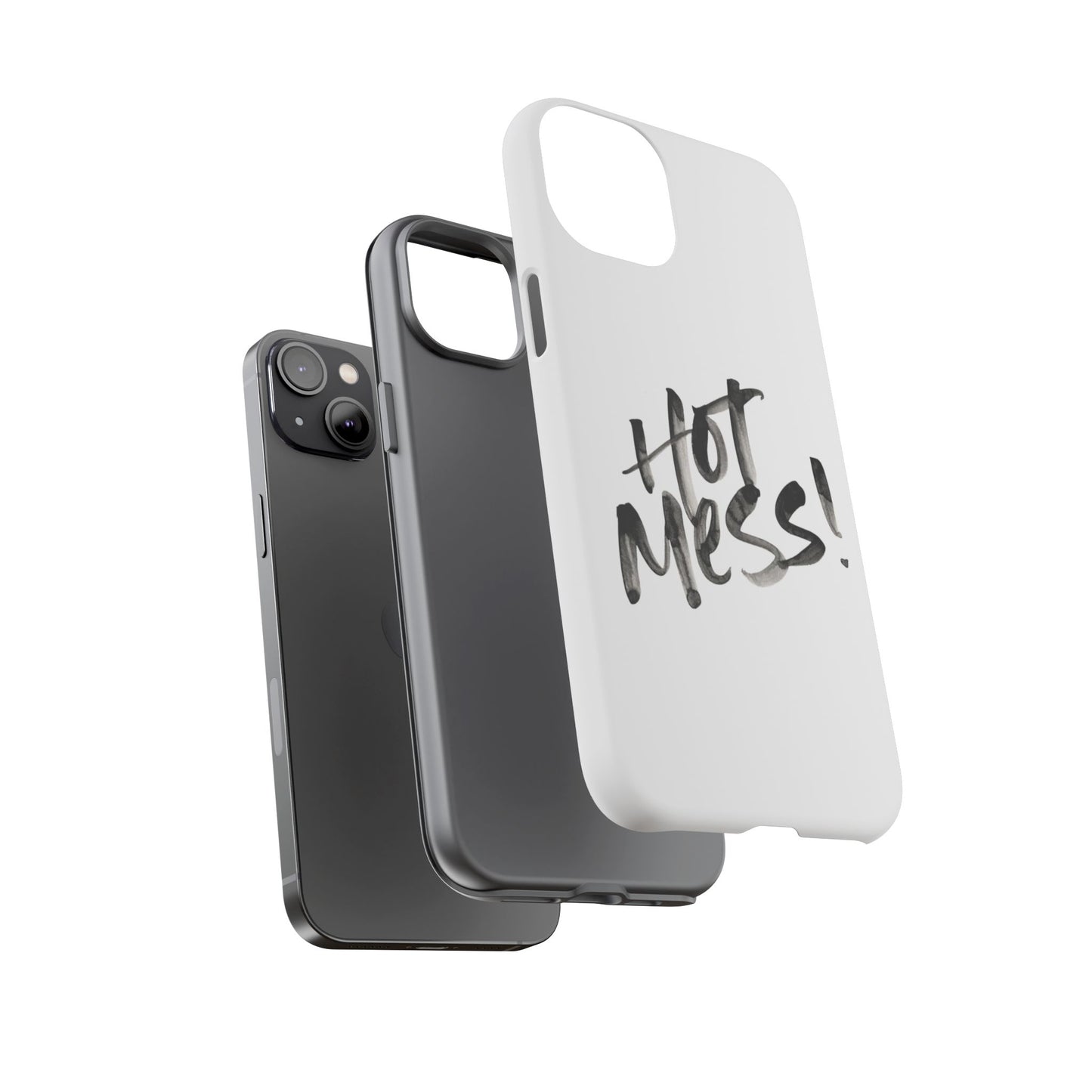 Hot Mess Phone Case, Fun Phone Cover, Gift for Her, Quirky Accessory, Stylish Mobile Case, Trendy Gift Idea