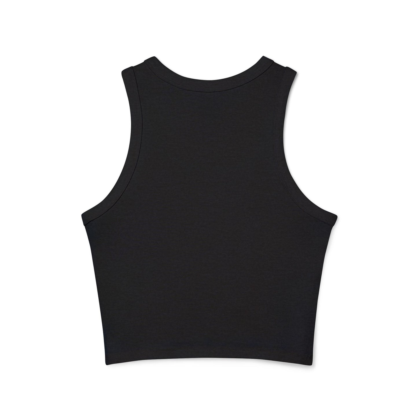 Cute & Sassy ‘Go Away’ Graphic Racer Tank Top for Women - Its Fine, I Am Fine