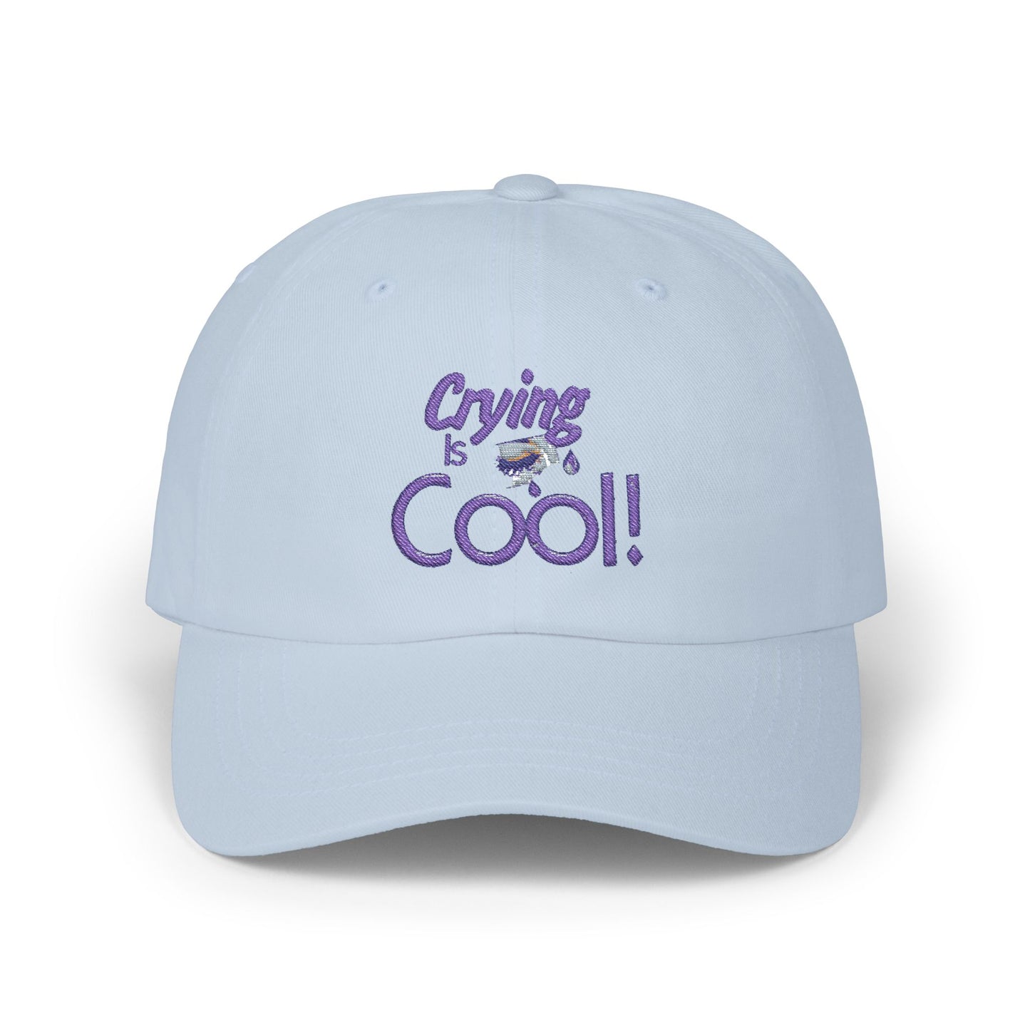 Crying is Cool Dad Cap, Funny Baseball Hat, Gift for Dads, Casual Streetwear, Summer Fashion, Unisex Hats