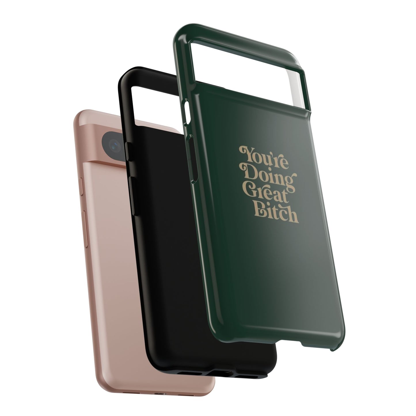 Tough Cases, Encouraging Phone Case, Motivational Phone Cover, Inspirational Phone Protector, Tough Love Phone Case, You're Doing Great
