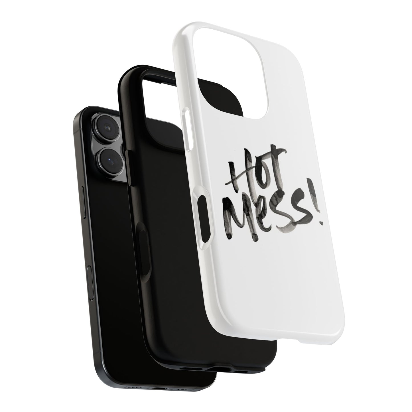 Hot Mess Phone Case, Fun Phone Cover, Gift for Her, Quirky Accessory, Stylish Mobile Case, Trendy Gift Idea