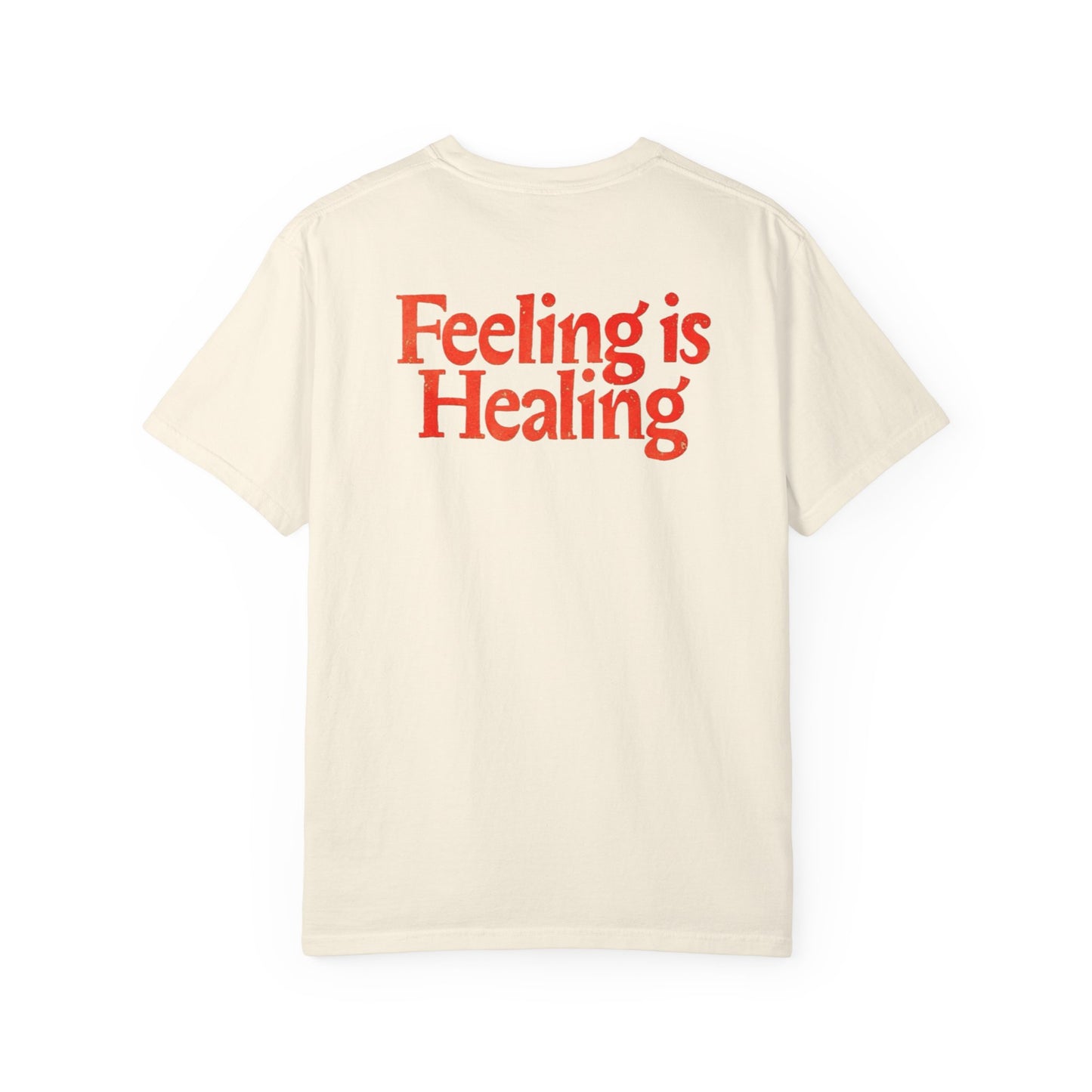 Feeling is Healing Unisex T-Shirt, Relaxed Fit Tee, Soft Cotton Shirt, Gift for Mental Health Awareness, Perfect for Self-Care