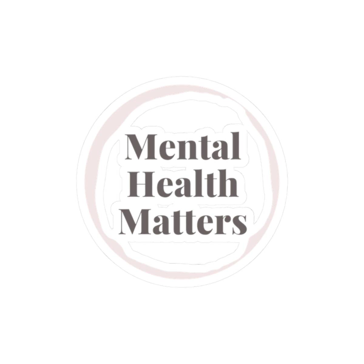 Mental Health Matters Kiss-Cut Stickers - Its Fine, I Am Fine