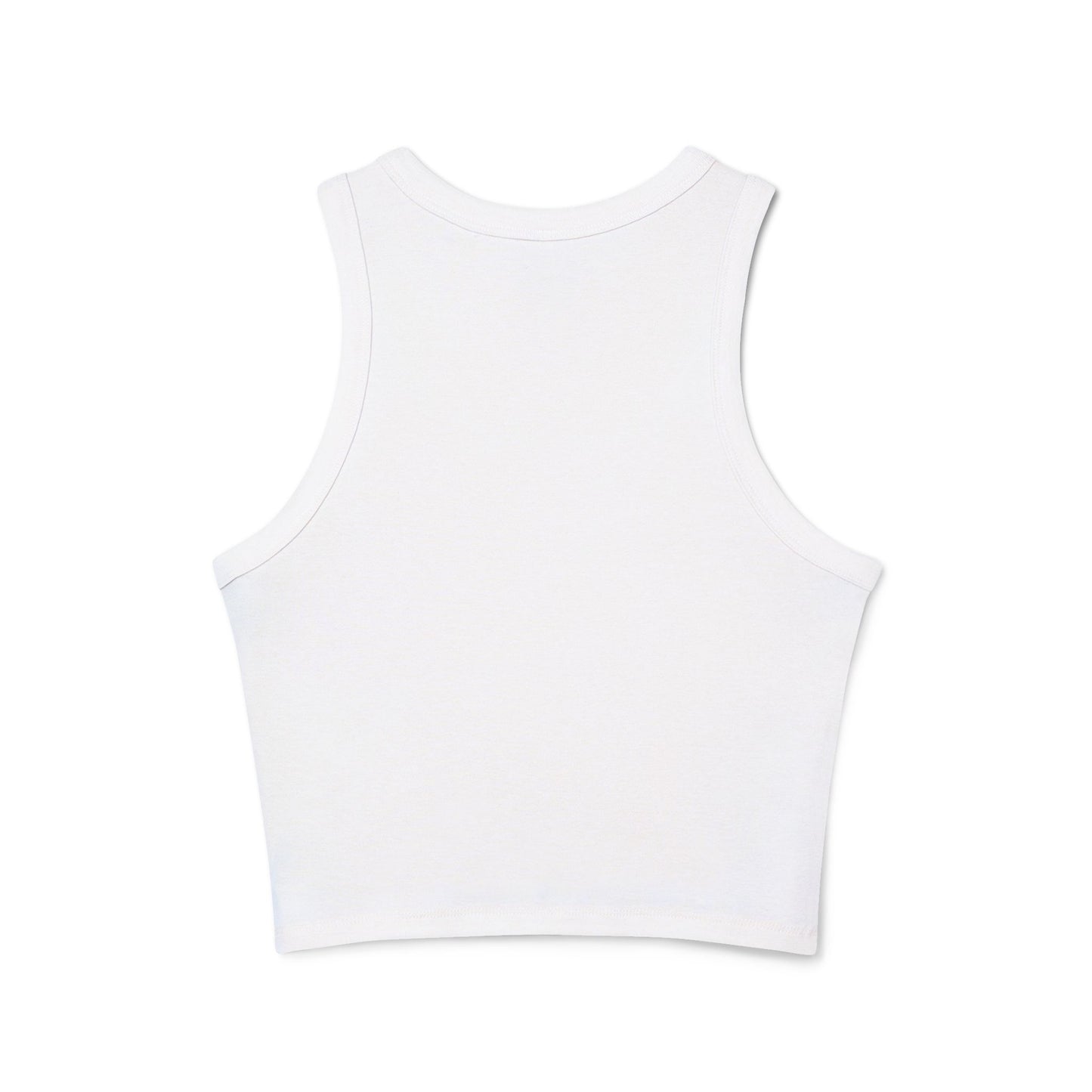 Cute & Sassy ‘Go Away’ Graphic Racer Tank Top for Women - Its Fine, I Am Fine