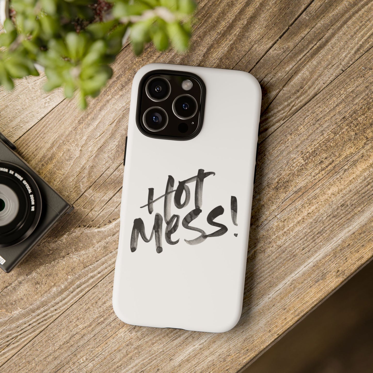Hot Mess Phone Case, Fun Phone Cover, Gift for Her, Quirky Accessory, Stylish Mobile Case, Trendy Gift Idea