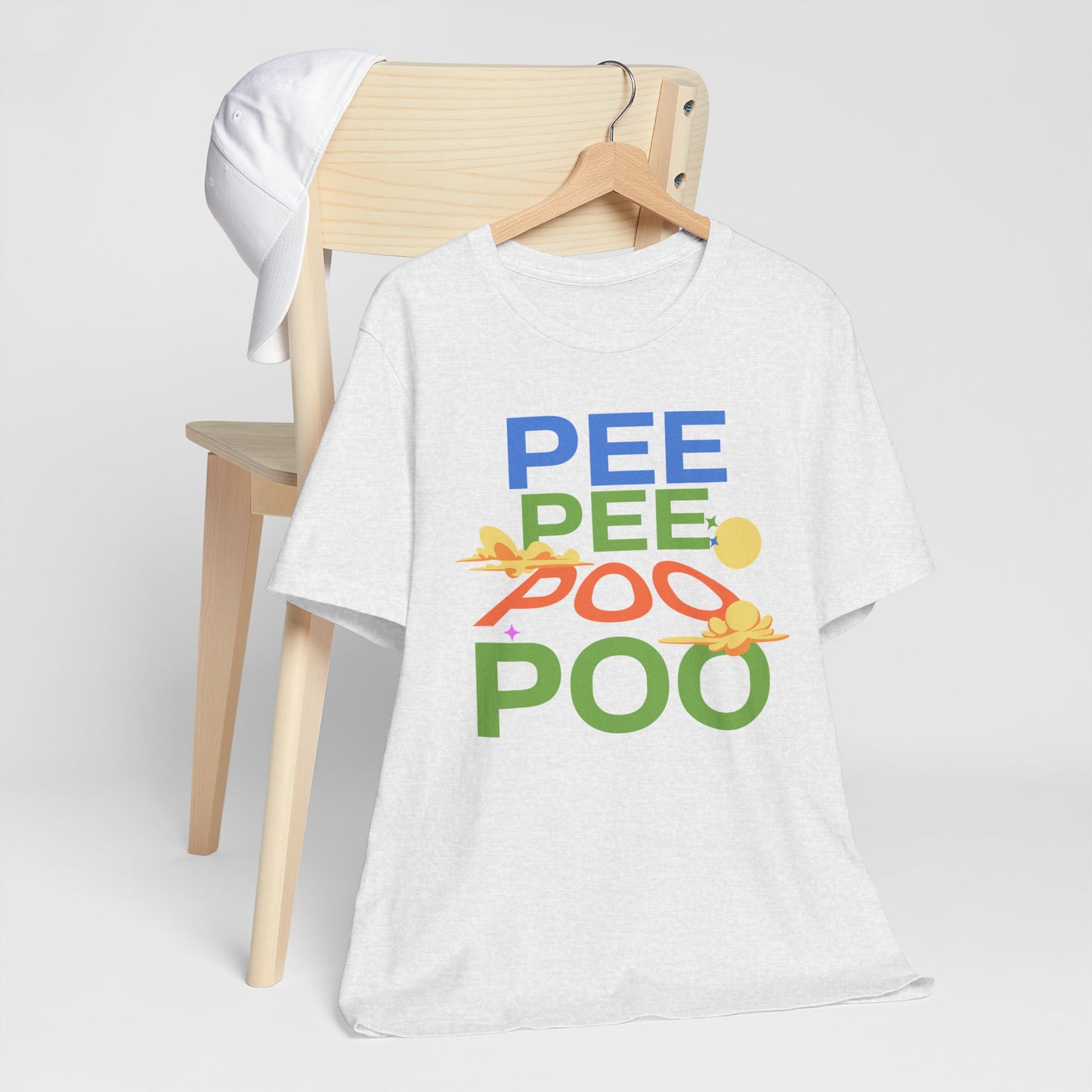 Fun Pee Pee Poo Graphic Tee - Its Fine, I Am Fine