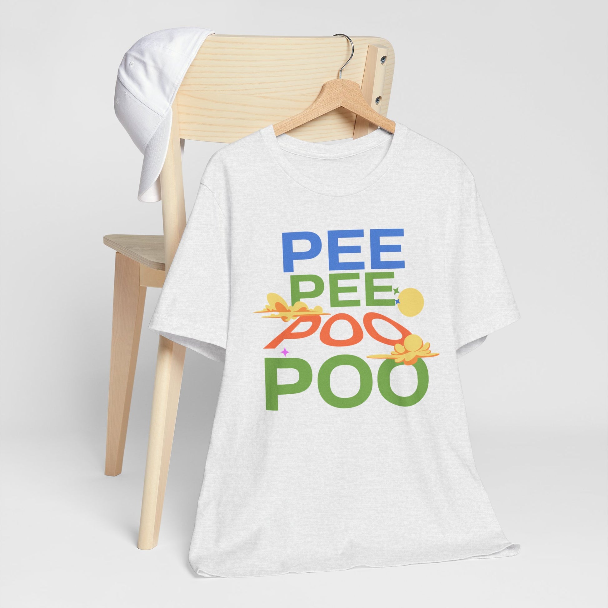 Fun Pee Pee Poo Graphic Tee - Its Fine, I Am Fine