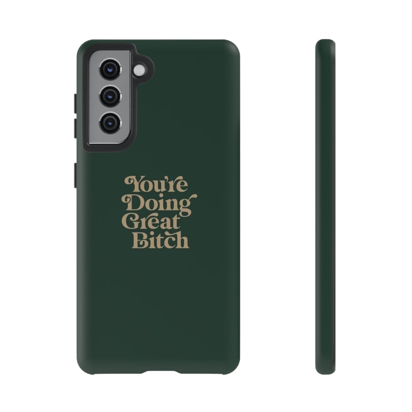 Tough Cases, Encouraging Phone Case, Motivational Phone Cover, Inspirational Phone Protector, Tough Love Phone Case, You're Doing Great