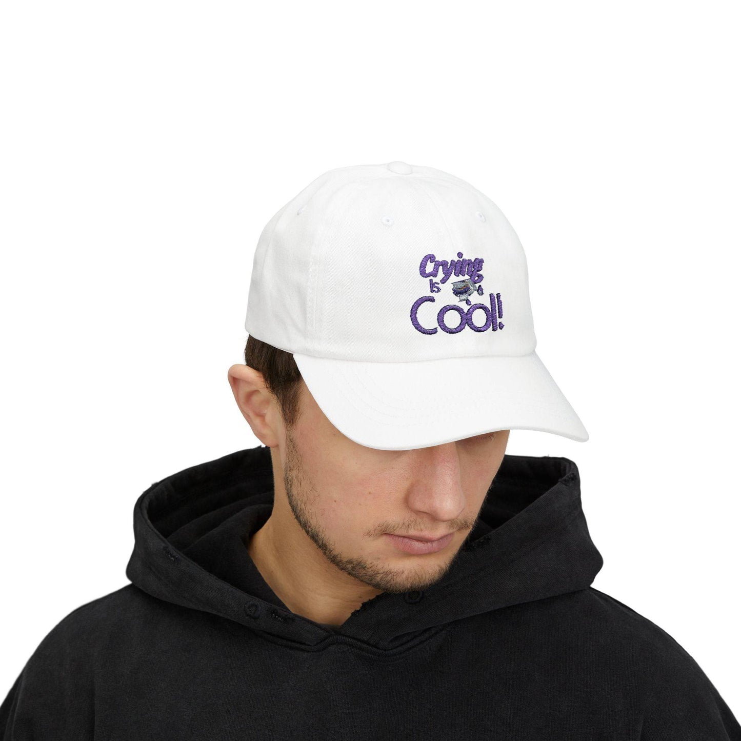 Crying is Cool Dad Cap, Funny Baseball Hat, Gift for Dads, Casual Streetwear, Summer Fashion, Unisex Hats - Its Fine, I Am Fine