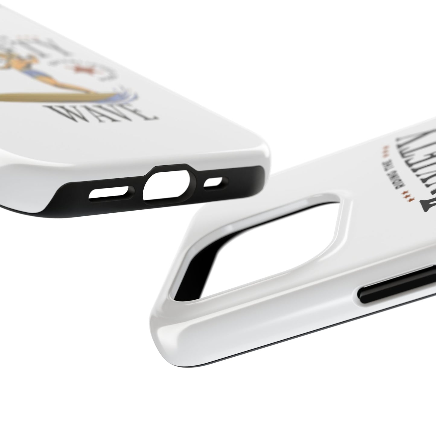 Riding the Anxiety Wave Phone Case - Tough Design for Stress Relief