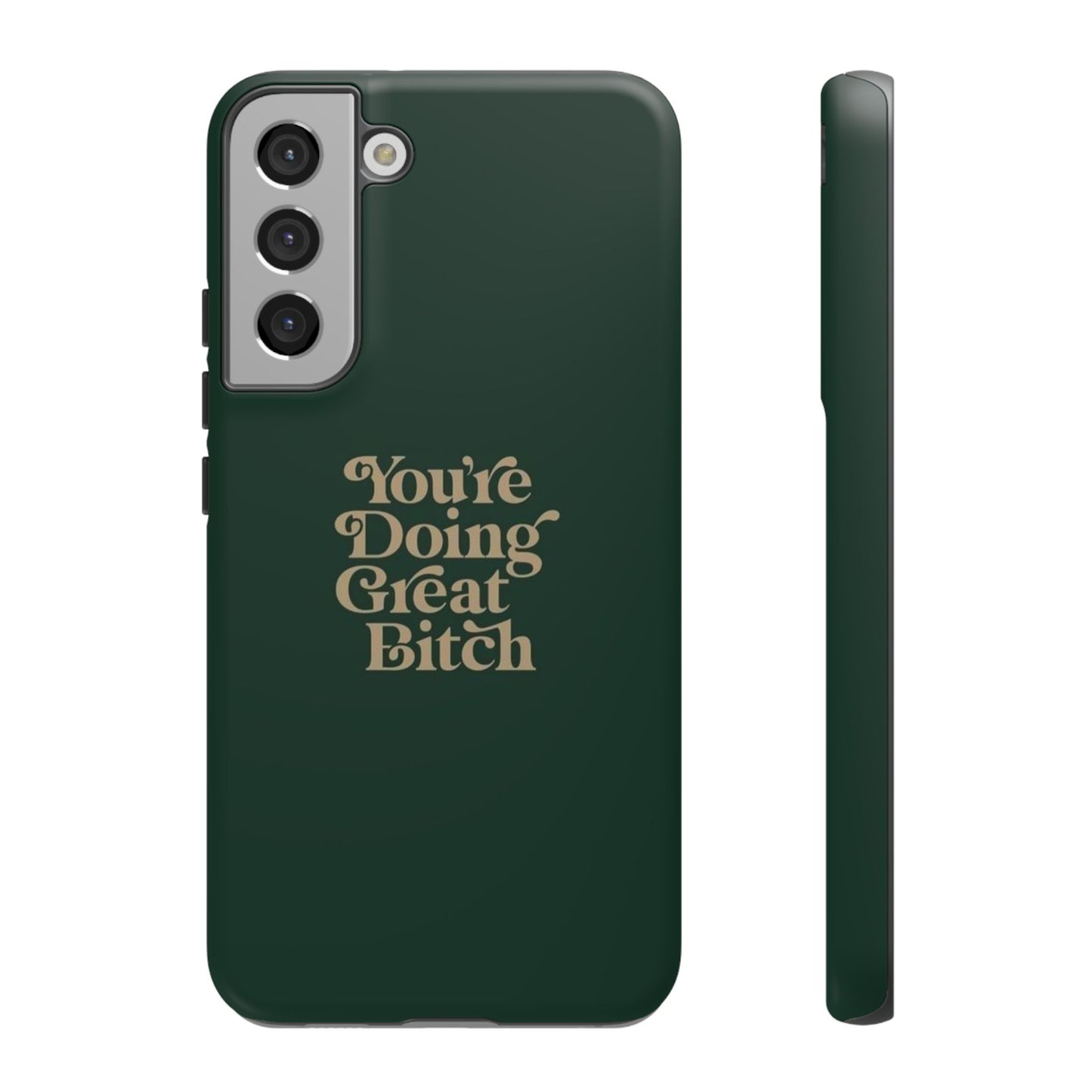 Tough Cases, Encouraging Phone Case, Motivational Phone Cover, Inspirational Phone Protector, Tough Love Phone Case, You're Doing Great