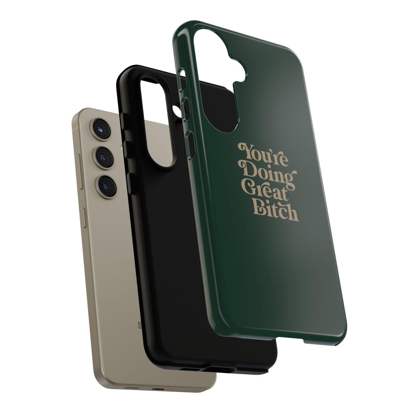 Tough Cases, Encouraging Phone Case, Motivational Phone Cover, Inspirational Phone Protector, Tough Love Phone Case, You're Doing Great