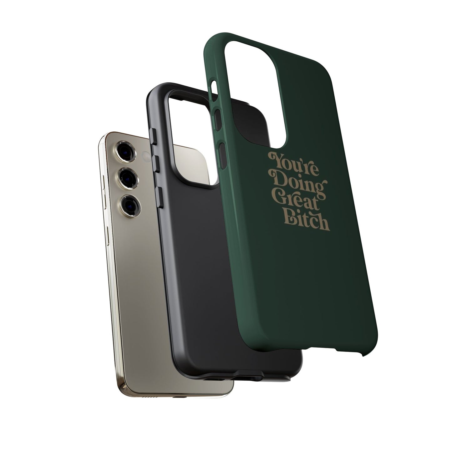 Tough Cases, Encouraging Phone Case, Motivational Phone Cover, Inspirational Phone Protector, Tough Love Phone Case, You're Doing Great