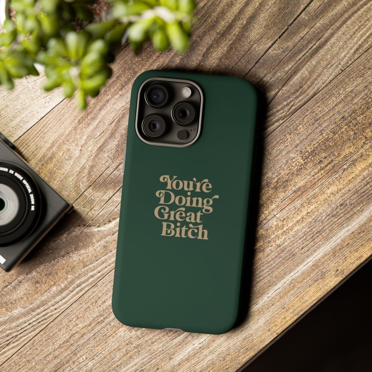 Tough Cases, Encouraging Phone Case, Motivational Phone Cover, Inspirational Phone Protector, Tough Love Phone Case, You're Doing Great