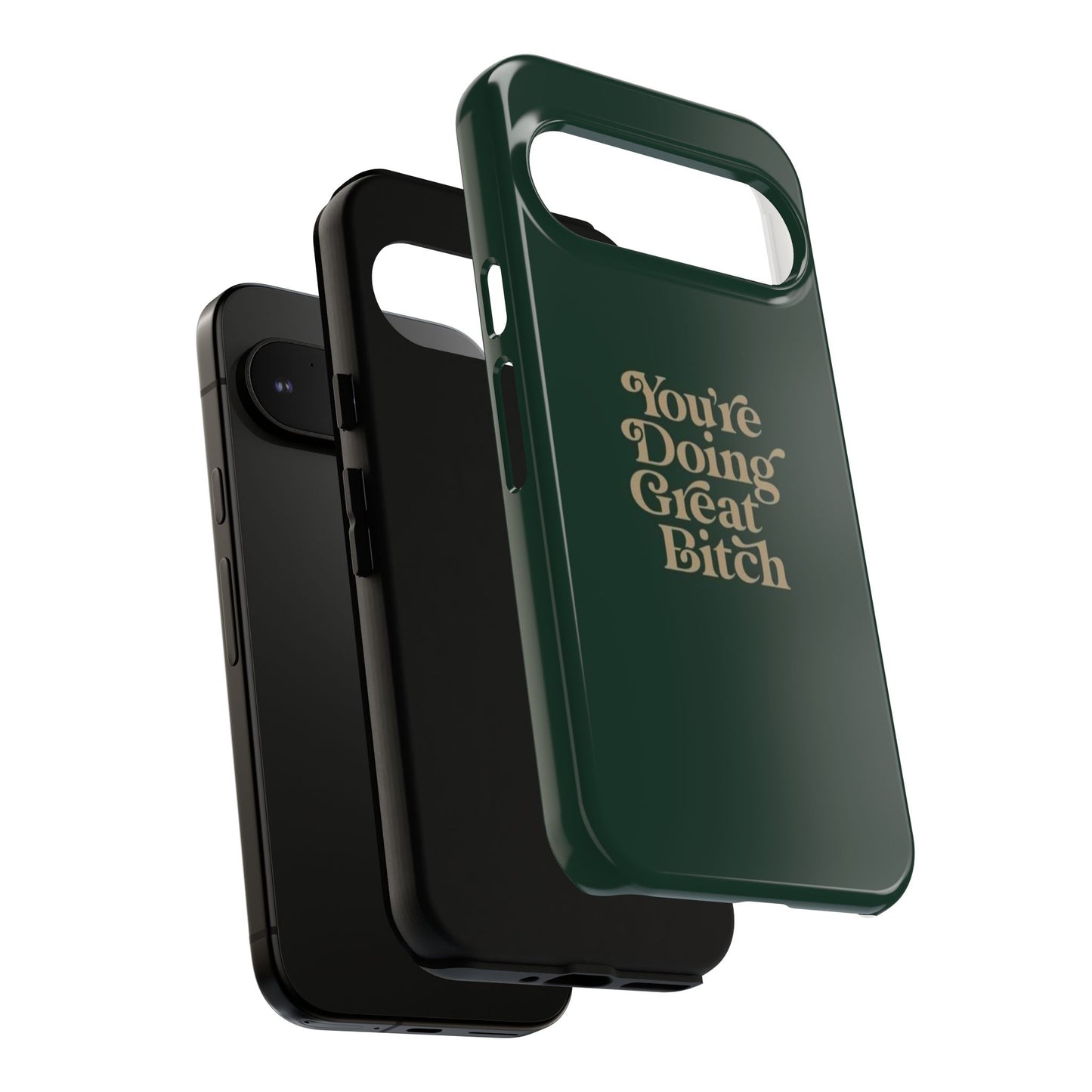 Tough Cases, Encouraging Phone Case, Motivational Phone Cover, Inspirational Phone Protector, Tough Love Phone Case, You're Doing Great