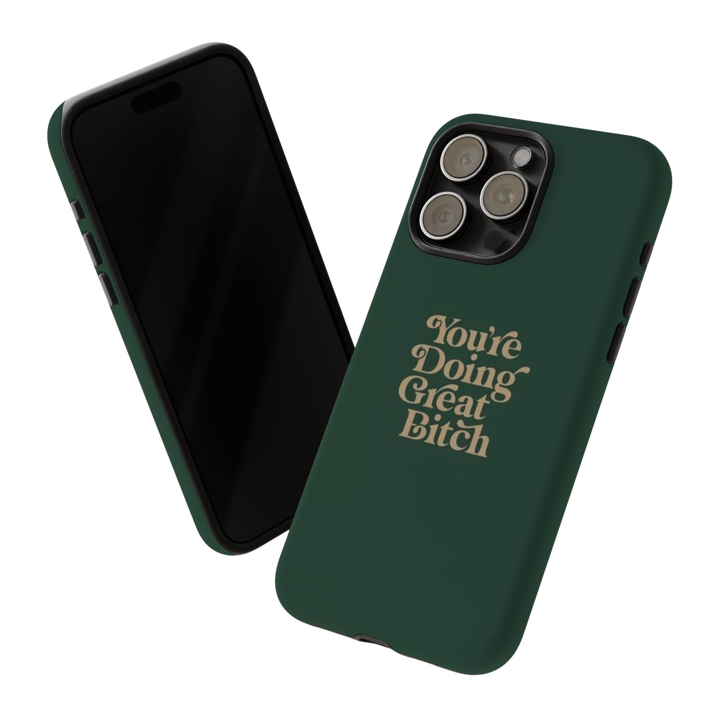 Tough Cases, Encouraging Phone Case, Motivational Phone Cover, Inspirational Phone Protector, Tough Love Phone Case, You're Doing Great