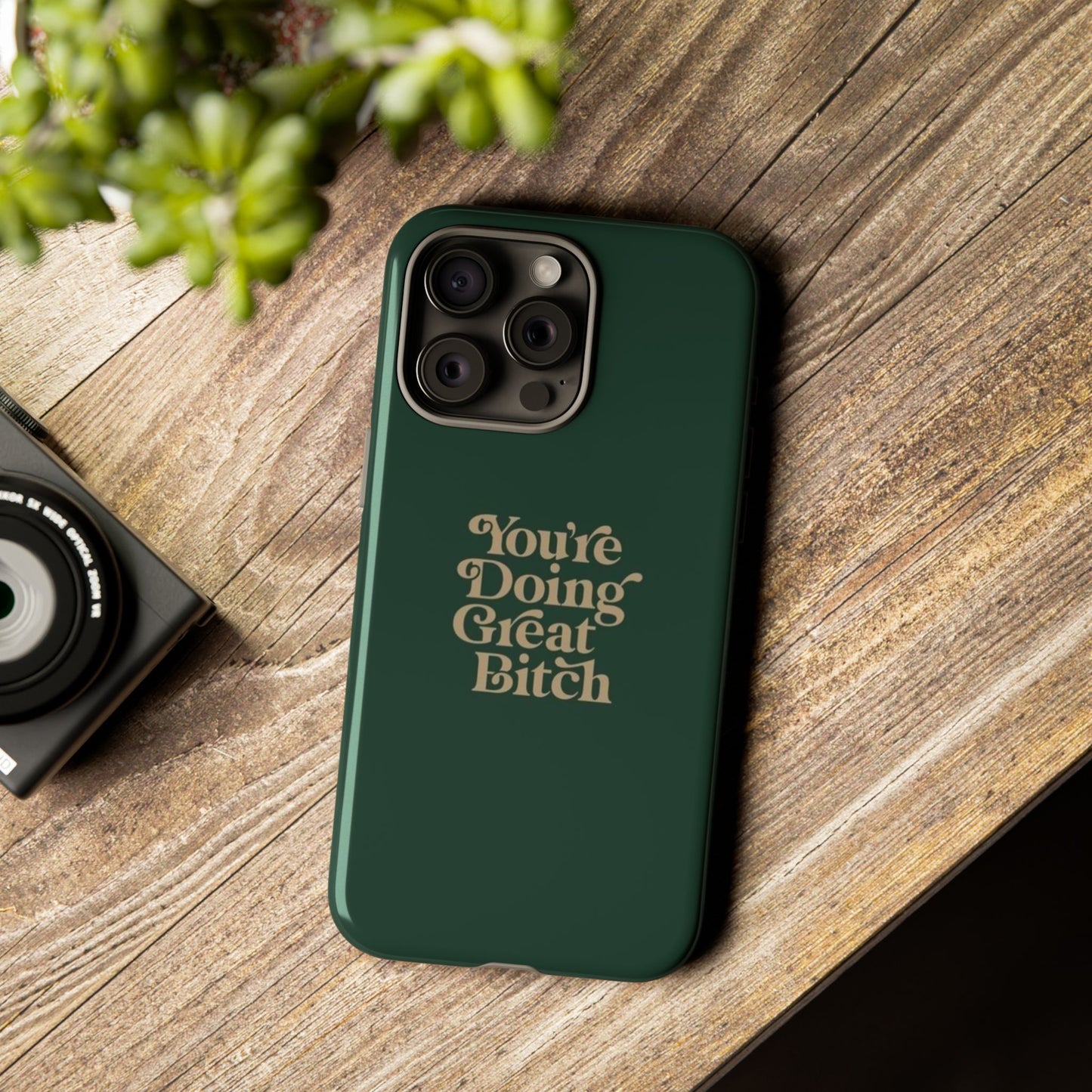Tough Cases, Encouraging Phone Case, Motivational Phone Cover, Inspirational Phone Protector, Tough Love Phone Case, You're Doing Great