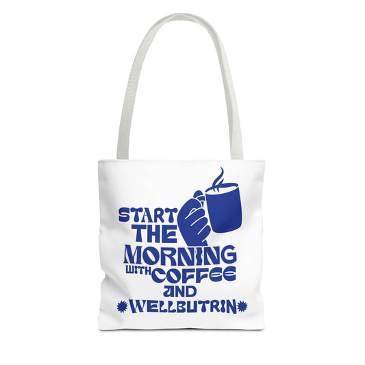 Morning Cup of Coffee Tote Bag - Its Fine, I Am Fine
