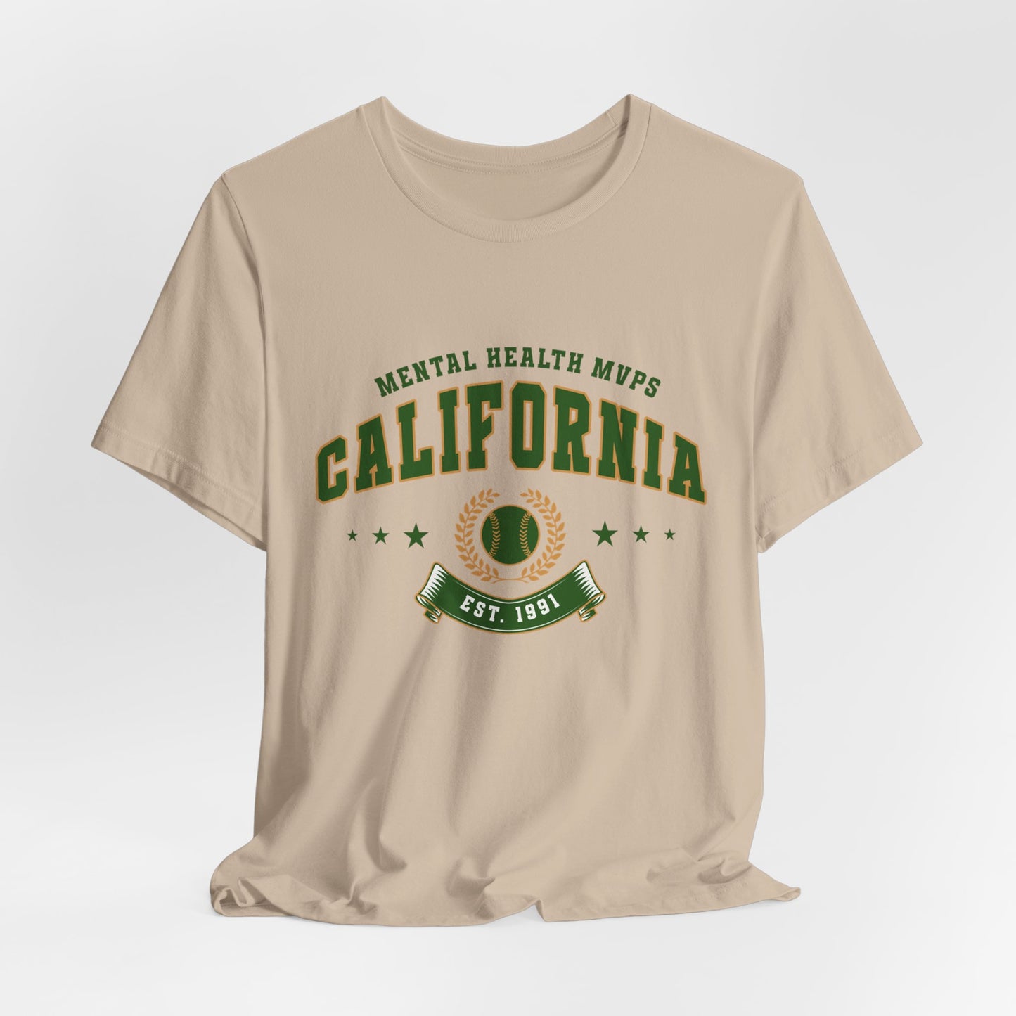 Champion Mental Health in Style – California Mental Health MVPs Unisex Tee! - Its Fine, I Am Fine
