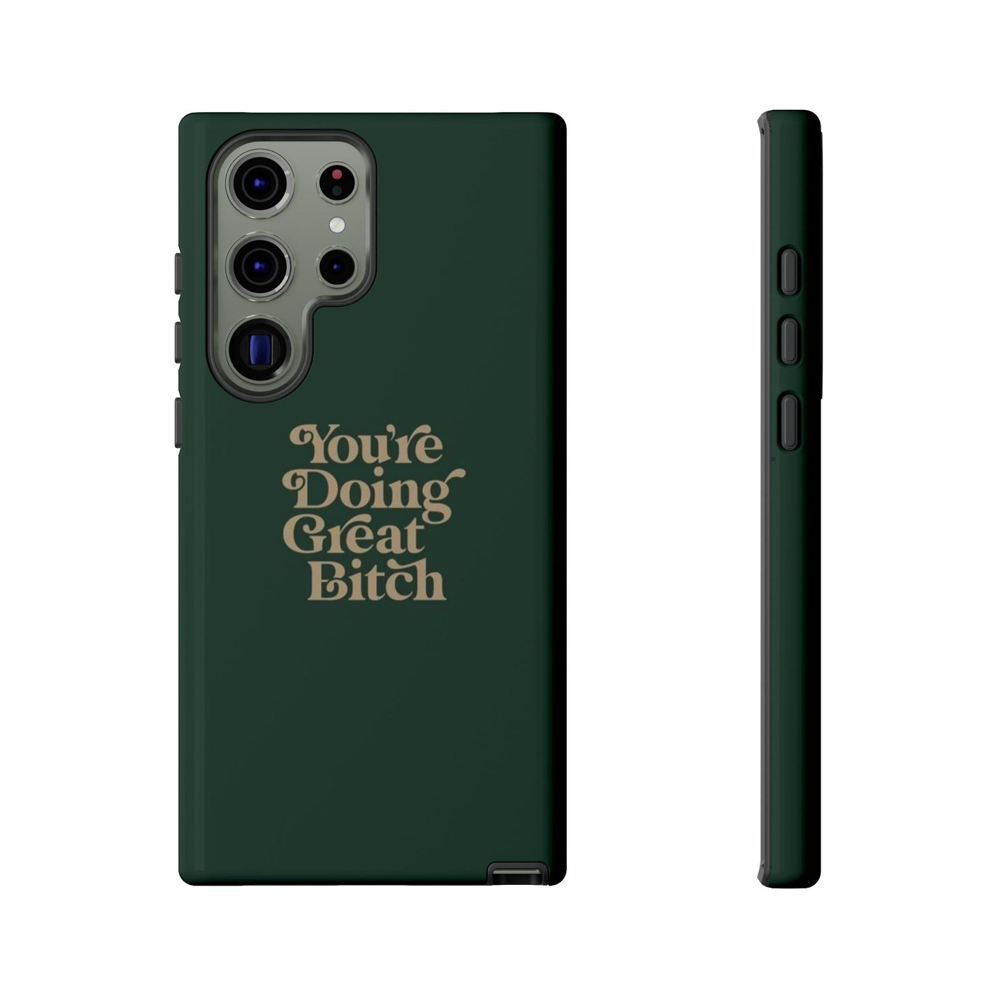 Tough Cases, Encouraging Phone Case, Motivational Phone Cover, Inspirational Phone Protector, Tough Love Phone Case, You're Doing Great