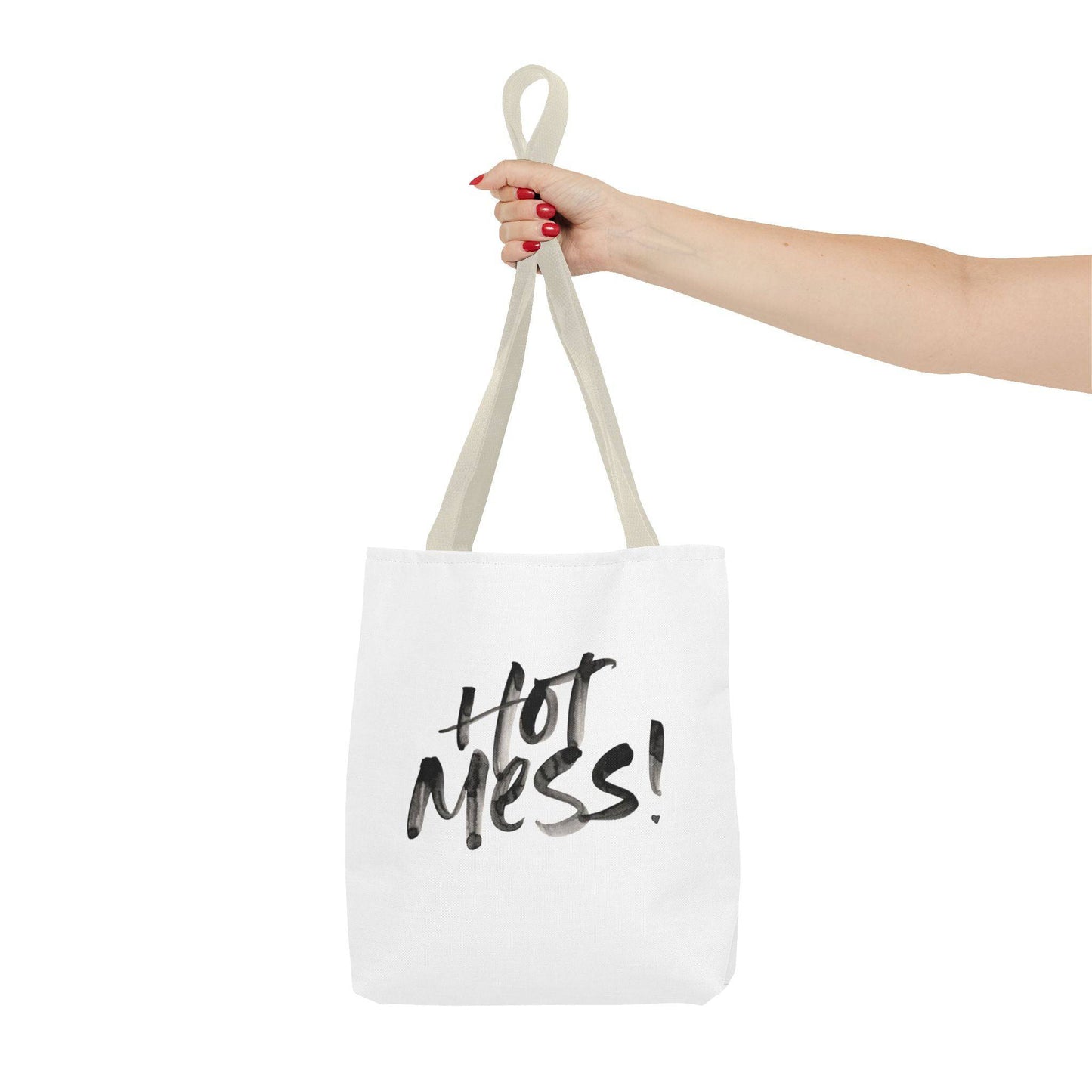 Hot Mess Tote Bag - Stylish, Reusable, Everyday Carryall, Perfect for Shopping, Gym, Beach, or Travel - Its Fine, I Am Fine