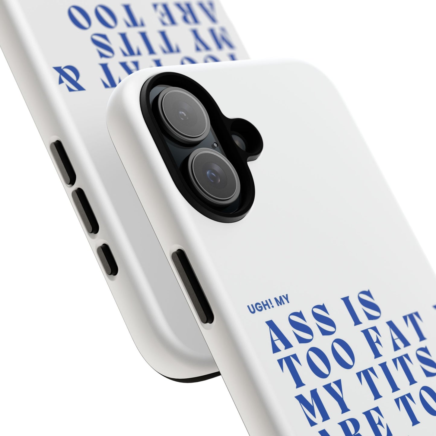 Phone Case, Bold Humor, Funny Quote, Ass & Tits, Gift for Friends, Trendy Accessory, Self-Love, Tough Phone Case, Protective Phone Cover