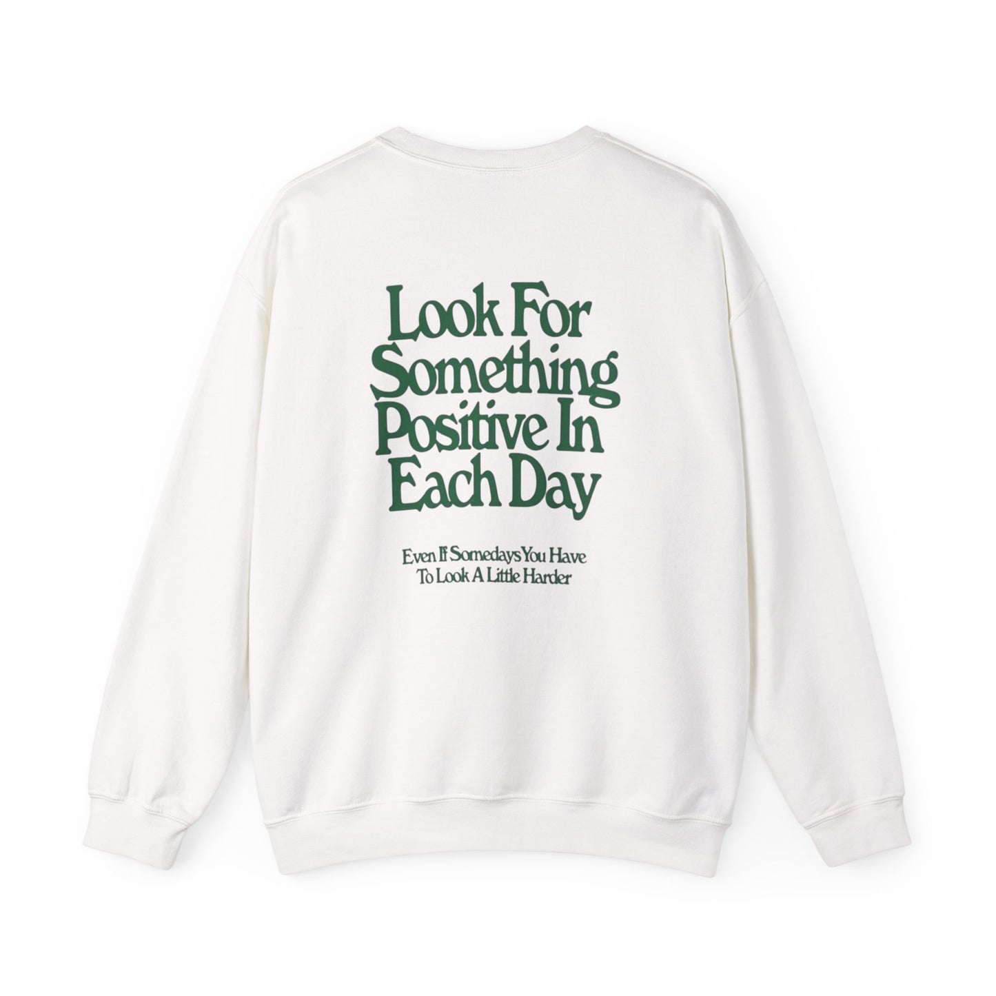 Positive Vibes Crewneck Sweatshirt, Inspirational Gift, Unisex Motivational Apparel, Everyday Comfort, Self-Care Fashion, Gift for Him or