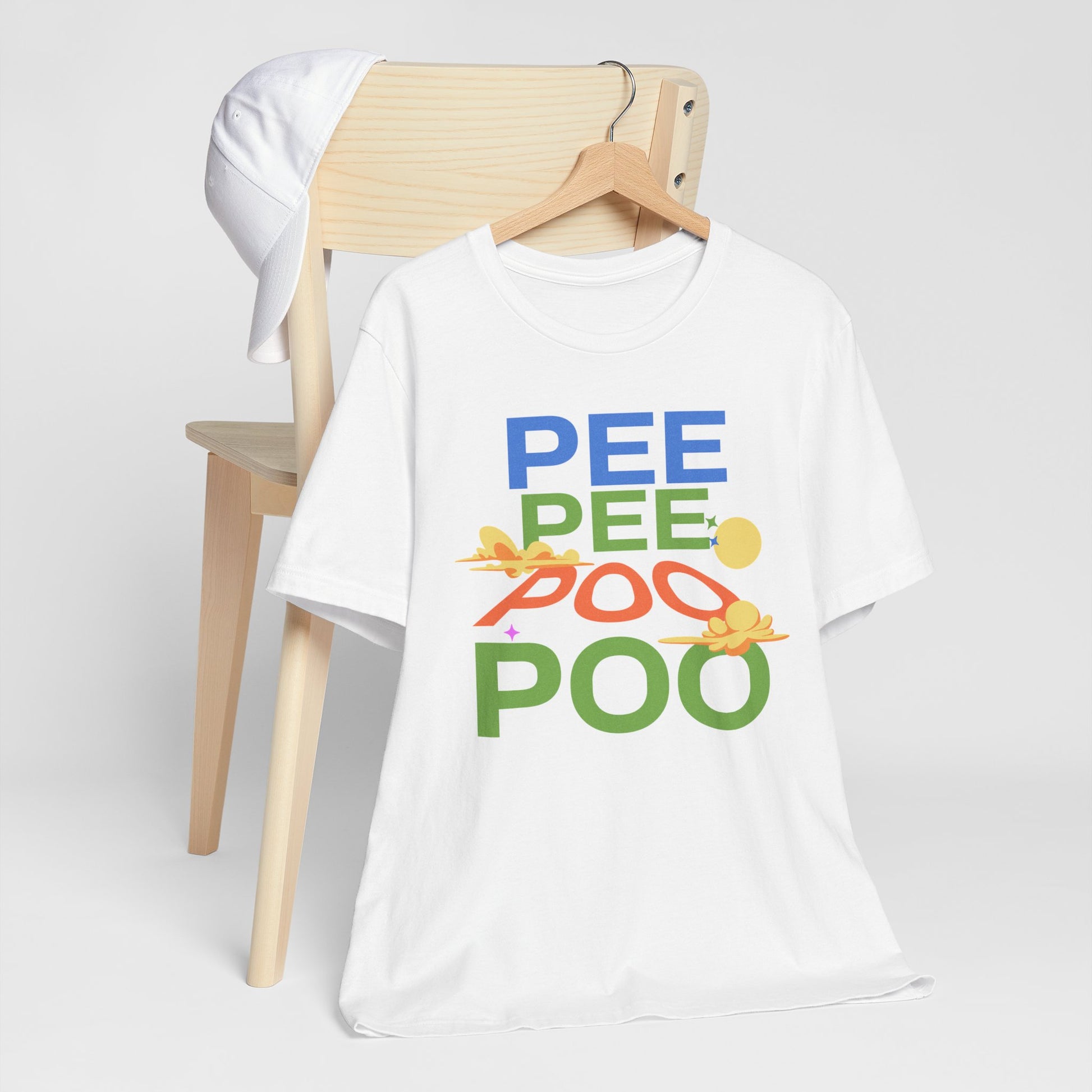 Fun Pee Pee Poo Graphic Tee - Its Fine, I Am Fine