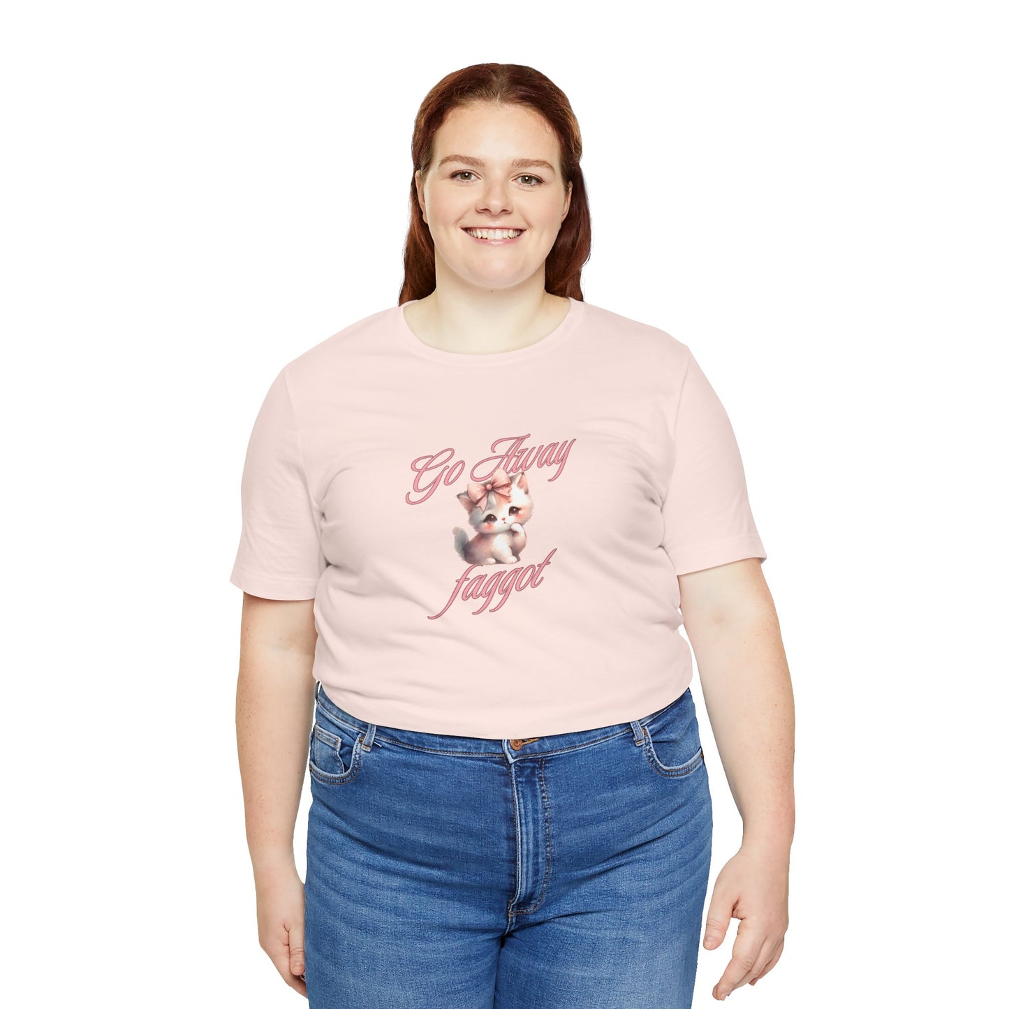 "Go Away "Unisex Jersey Tee - Bold Statement Shirt - Its Fine, I Am Fine