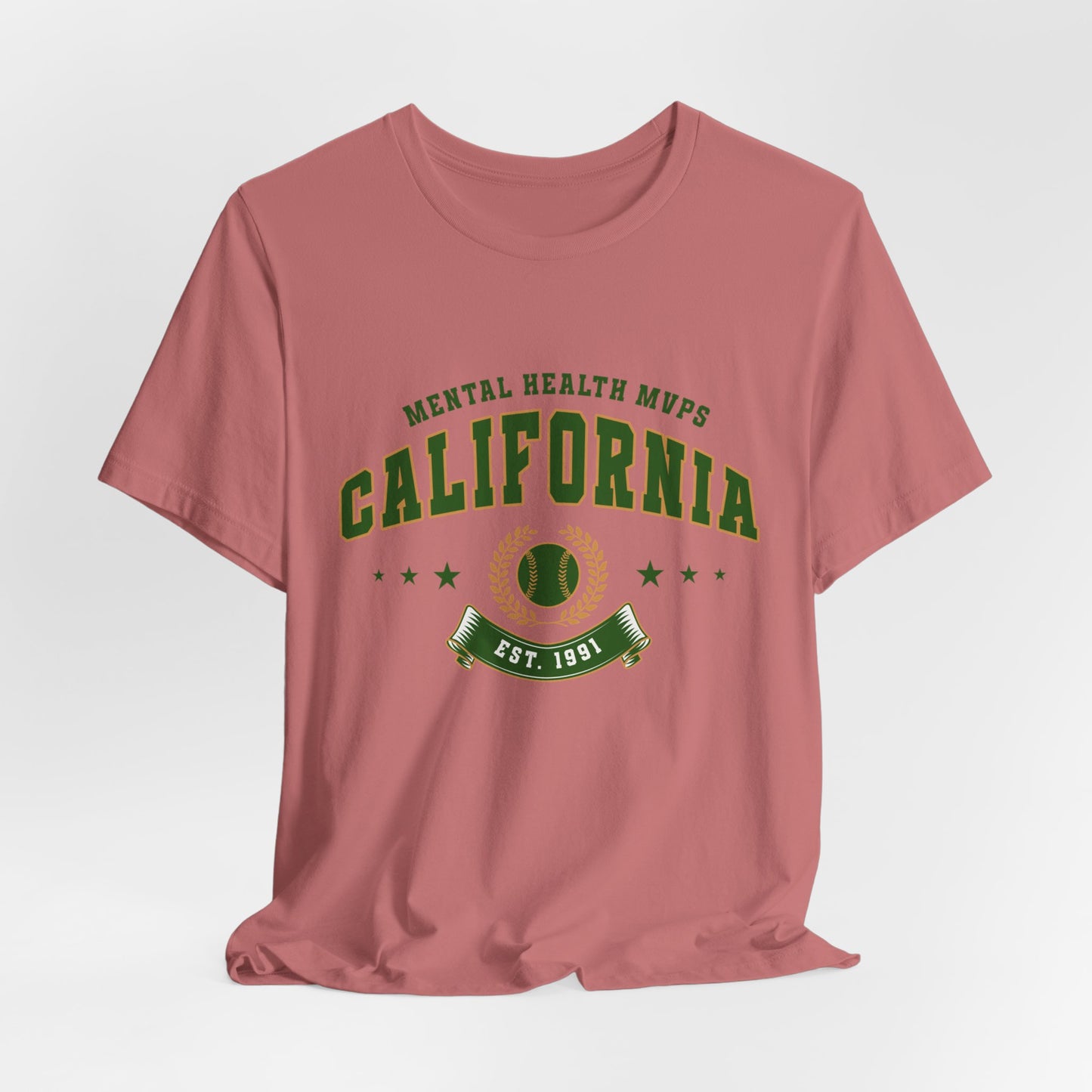 Champion Mental Health in Style – California Mental Health MVPs Unisex Tee! - Its Fine, I Am Fine