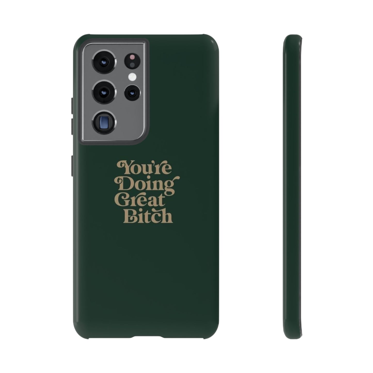 Tough Cases, Encouraging Phone Case, Motivational Phone Cover, Inspirational Phone Protector, Tough Love Phone Case, You're Doing Great
