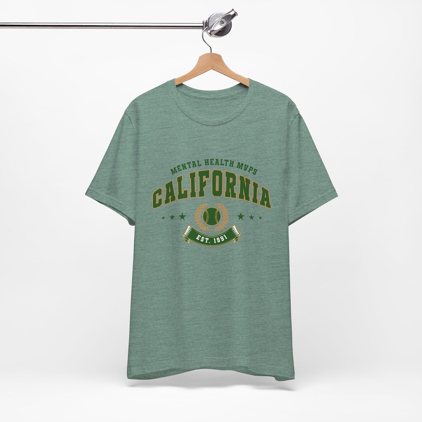 Champion Mental Health in Style – California Mental Health MVPs Unisex Tee! - Its Fine, I Am Fine