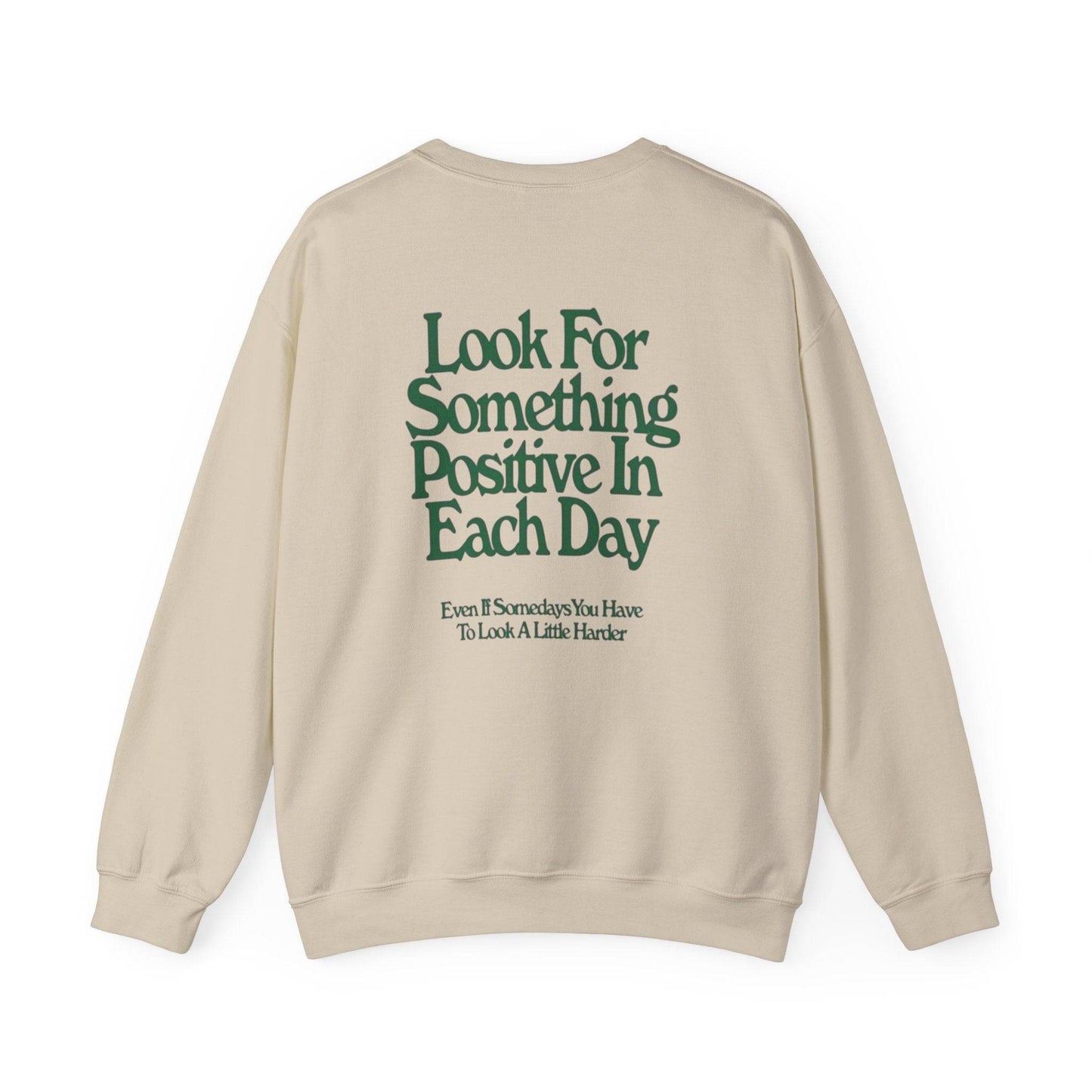 Positive Vibes Crewneck Sweatshirt, Inspirational Gift, Unisex Motivational Apparel, Everyday Comfort, Self-Care Fashion, Gift for Him or - Its Fine, I Am Fine