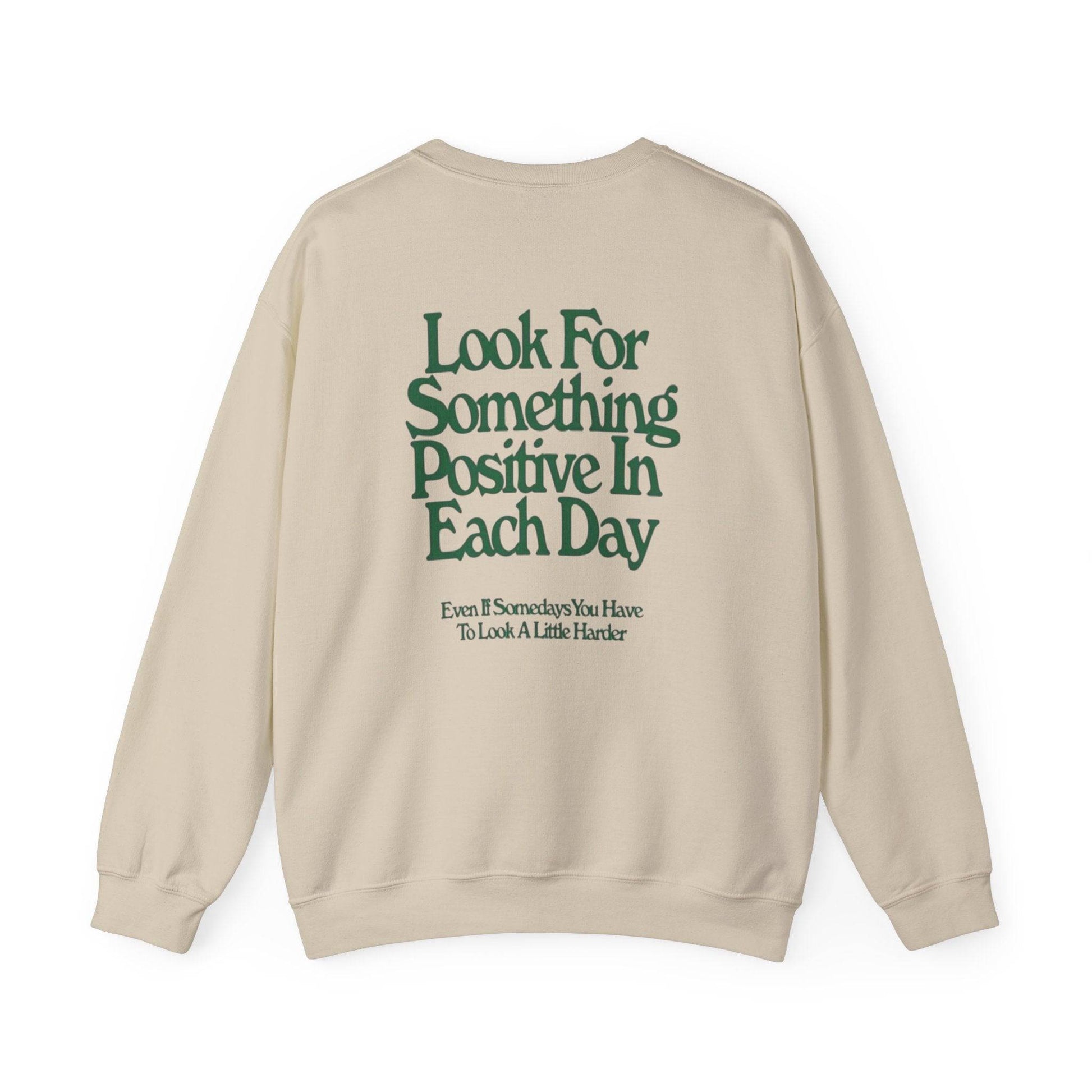 Positive Vibes Crewneck Sweatshirt, Inspirational Gift, Unisex Motivational Apparel, Everyday Comfort, Self-Care Fashion, Gift for Him or - Its Fine, I Am Fine