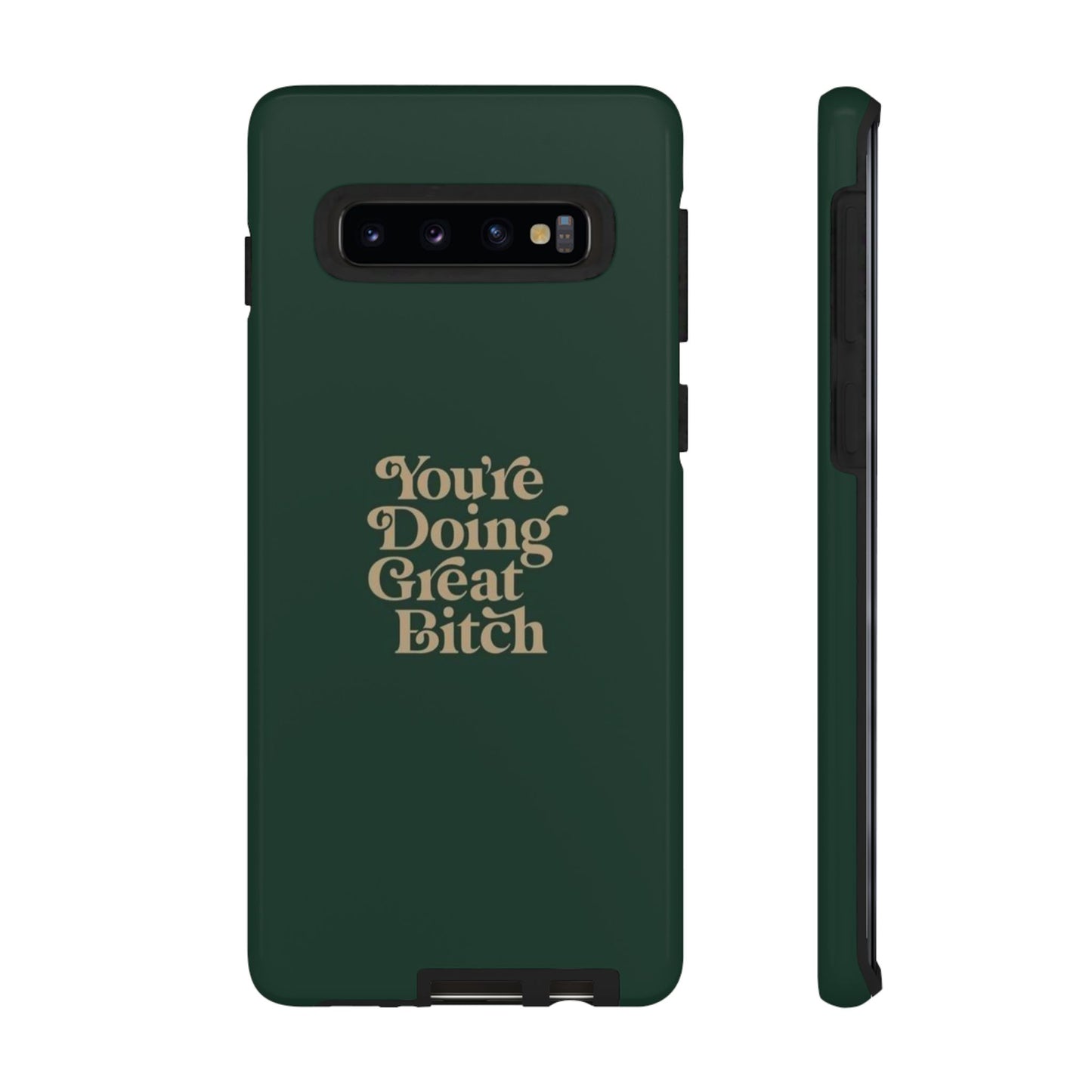 Tough Cases, Encouraging Phone Case, Motivational Phone Cover, Inspirational Phone Protector, Tough Love Phone Case, You're Doing Great