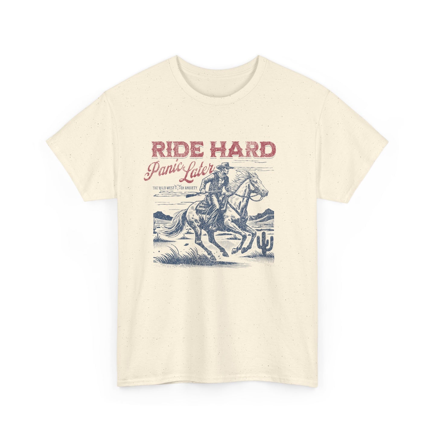 Ride Hard Graphic Tee – Unisex Western Cowboy Shirt for Bold & Free Spirits